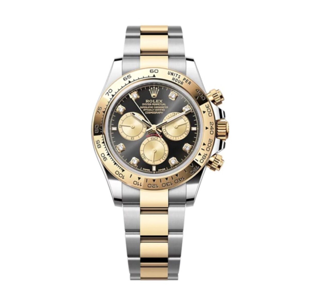 Replica Rolex Daytona Black Diamond Dial 126503 - Best shop to buy a Fake Rolex