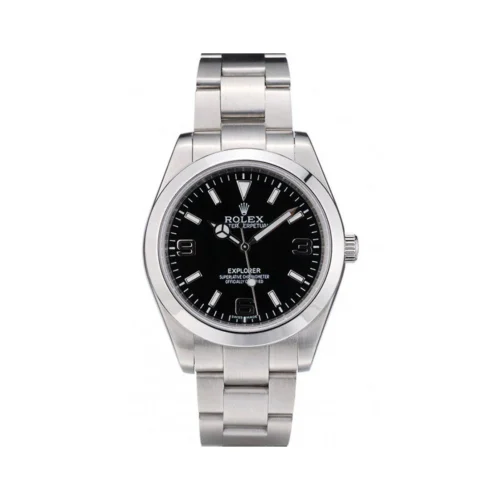Replica Rolex Explorer 39mm Black Dial 42002