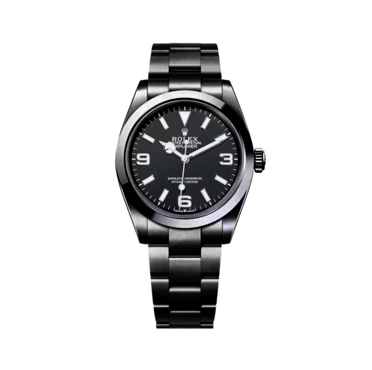 Replica Rolex Explorer 40 mm Black Dial 128238 - Best shop to buy a Fake Rolex