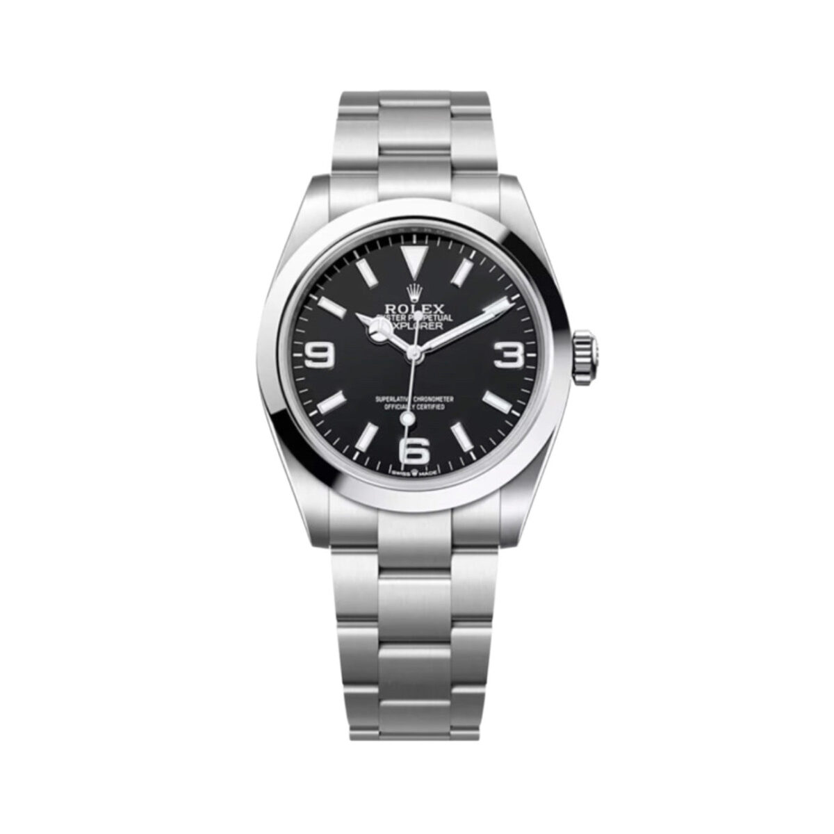 Replica Rolex Explorer 40 mm Black Dial 224270 - Best shop to buy a Fake Rolex
