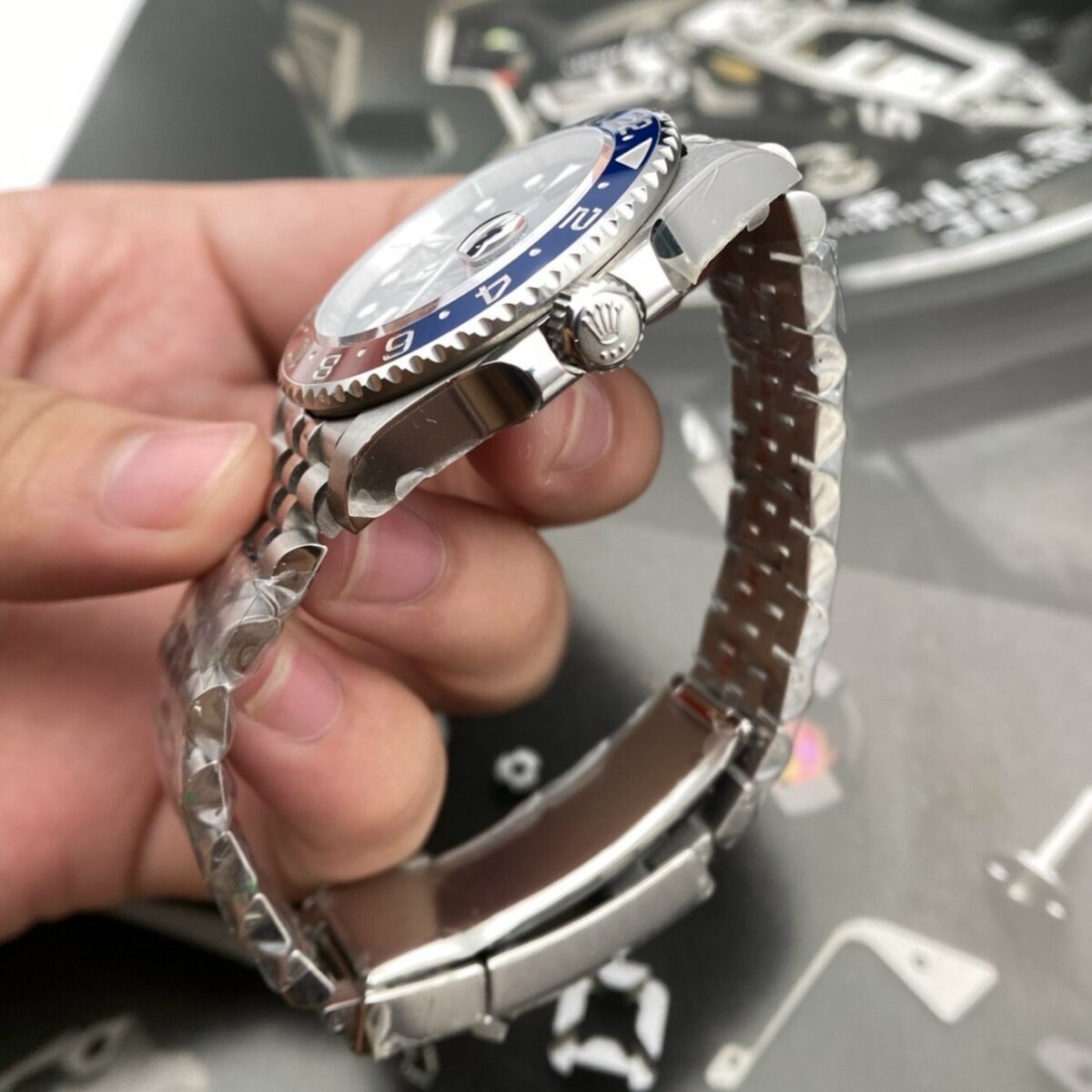 Replica Rolex GMT-Master II 40mm 126710BLRO "Pepsi" Jubilee - Best shop to buy a Fake Rolex