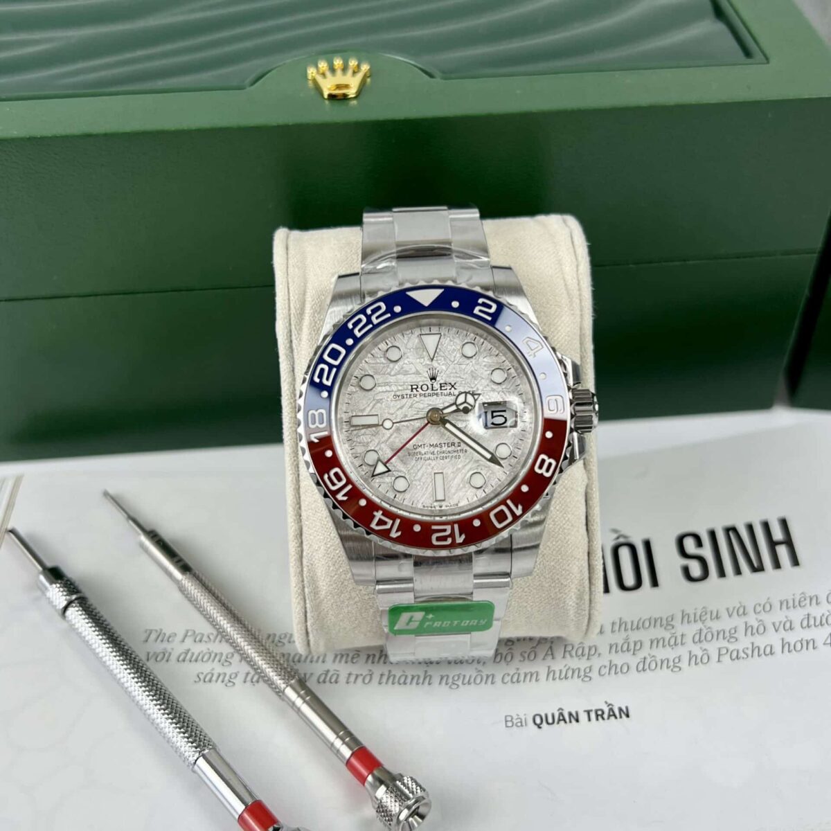 Replica Rolex GMT-Master II Meteorite Dial 126719BLRO "Superman" Oyster - Best shop to buy a Fake Rolex