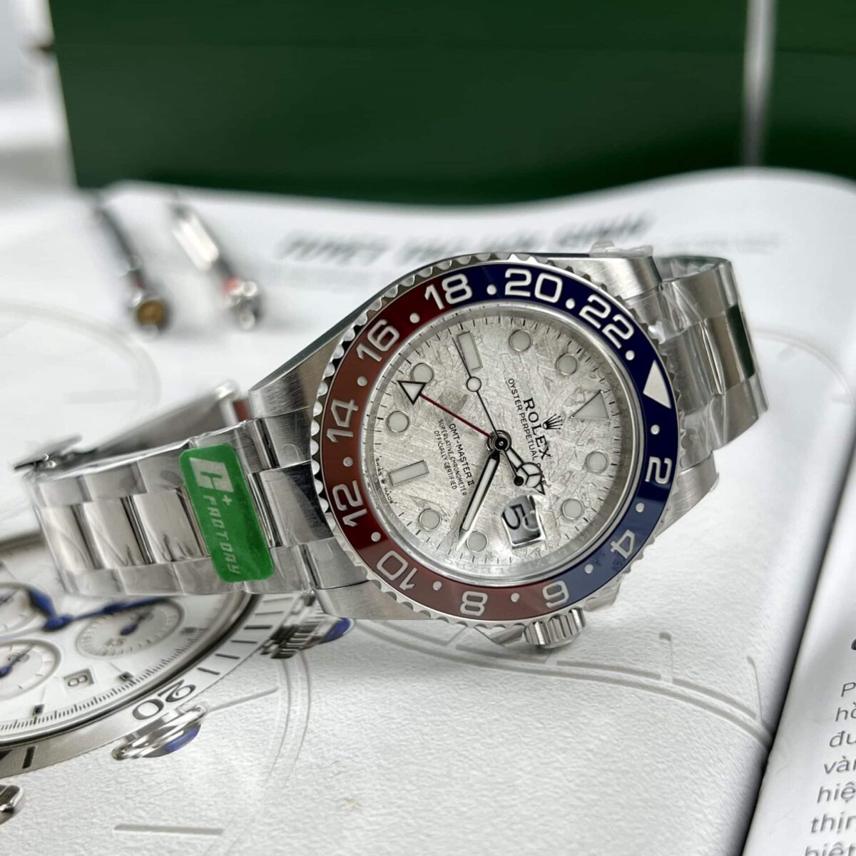 Replica Rolex GMT-Master II Meteorite Dial 126719BLRO "Superman" Oyster - Best shop to buy a Fake Rolex