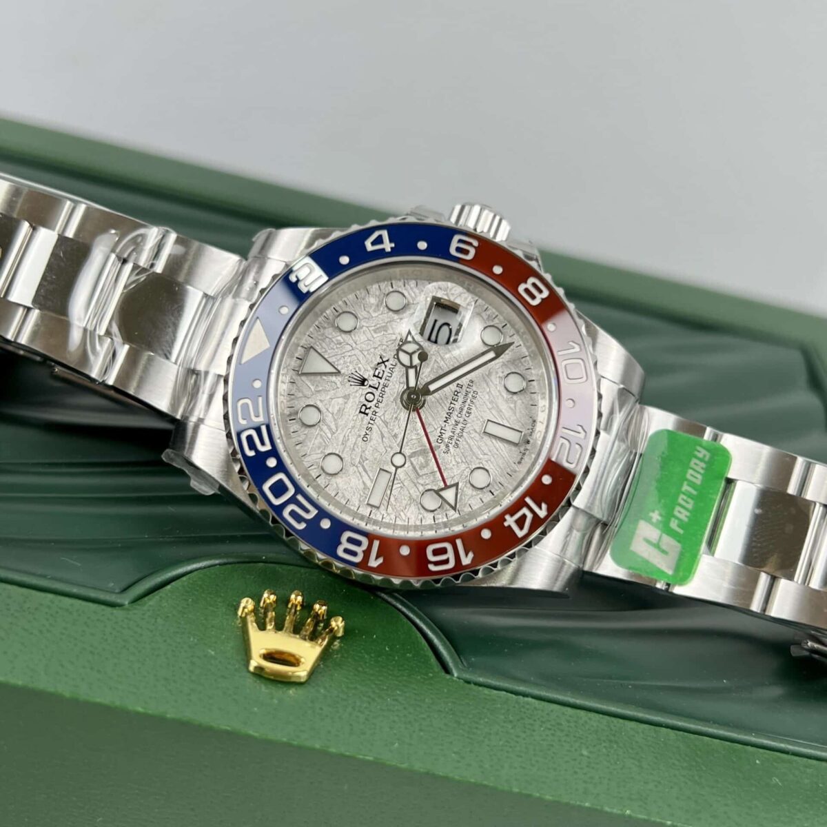 Replica Rolex GMT-Master II Meteorite Dial 126719BLRO "Superman" Oyster - Best shop to buy a Fake Rolex