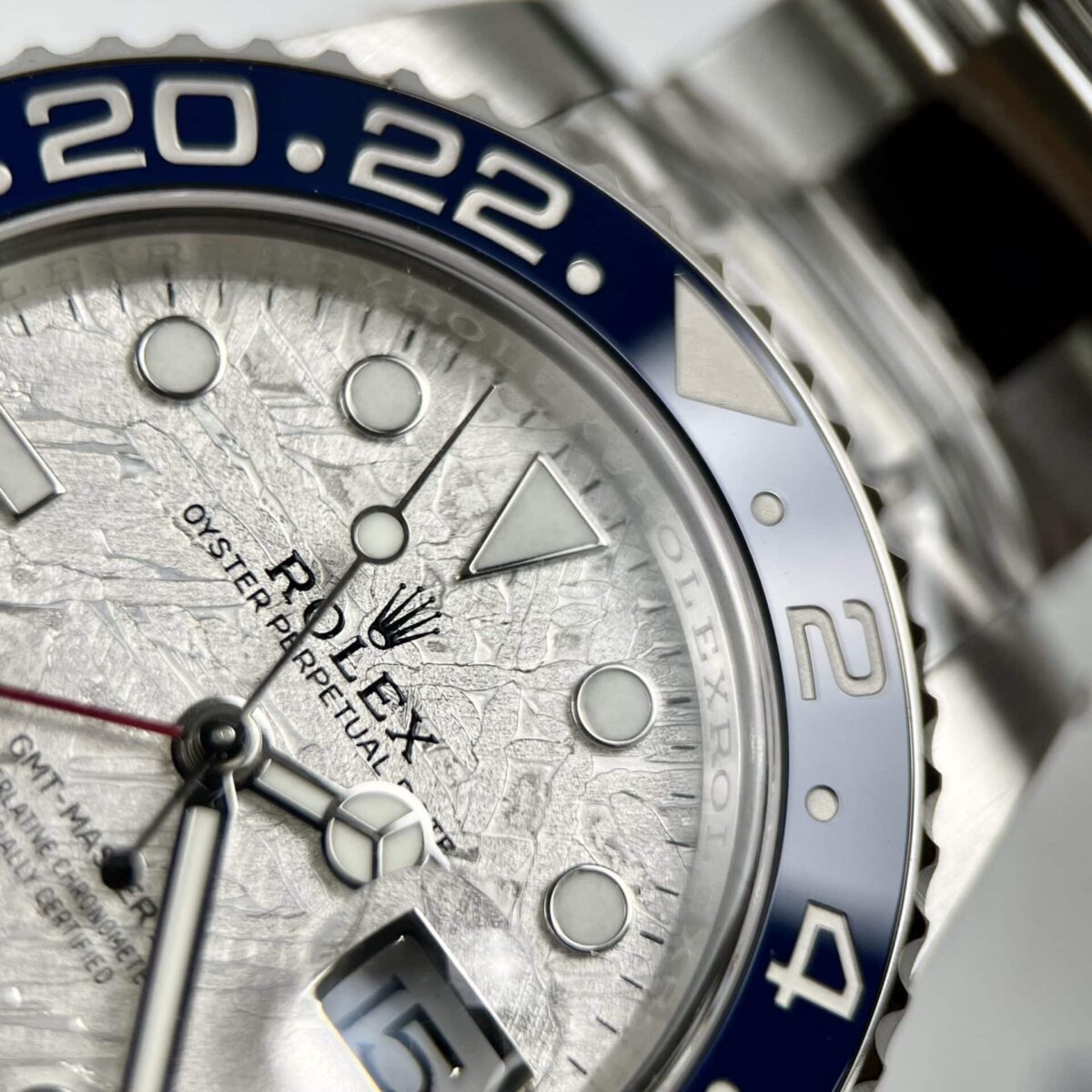 Replica Rolex GMT-Master II Meteorite Dial 126719BLRO "Superman" Oyster - Best shop to buy a Fake Rolex