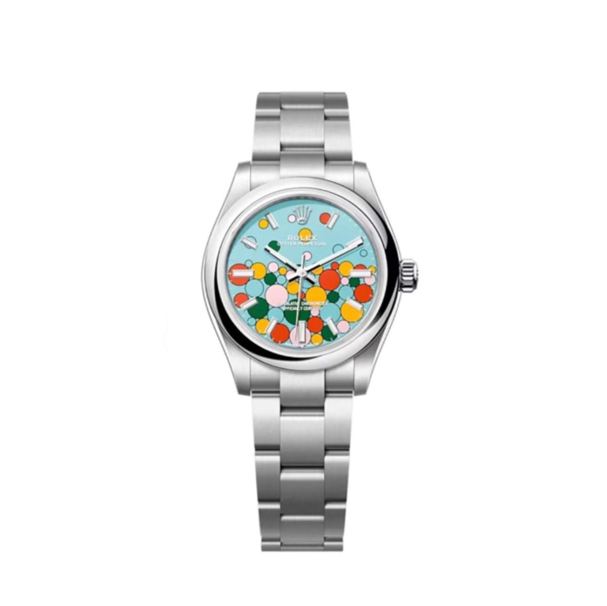 Replica Rolex Oyster Perpetual 31 mm Turquoise blue Dial 277200 - Best shop to buy a Fake Rolex