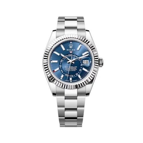 Replica Rolex Sky-Dweller 42 mm Bright blue Dial 336934 Oyster - Best shop to buy a Fake Rolex
