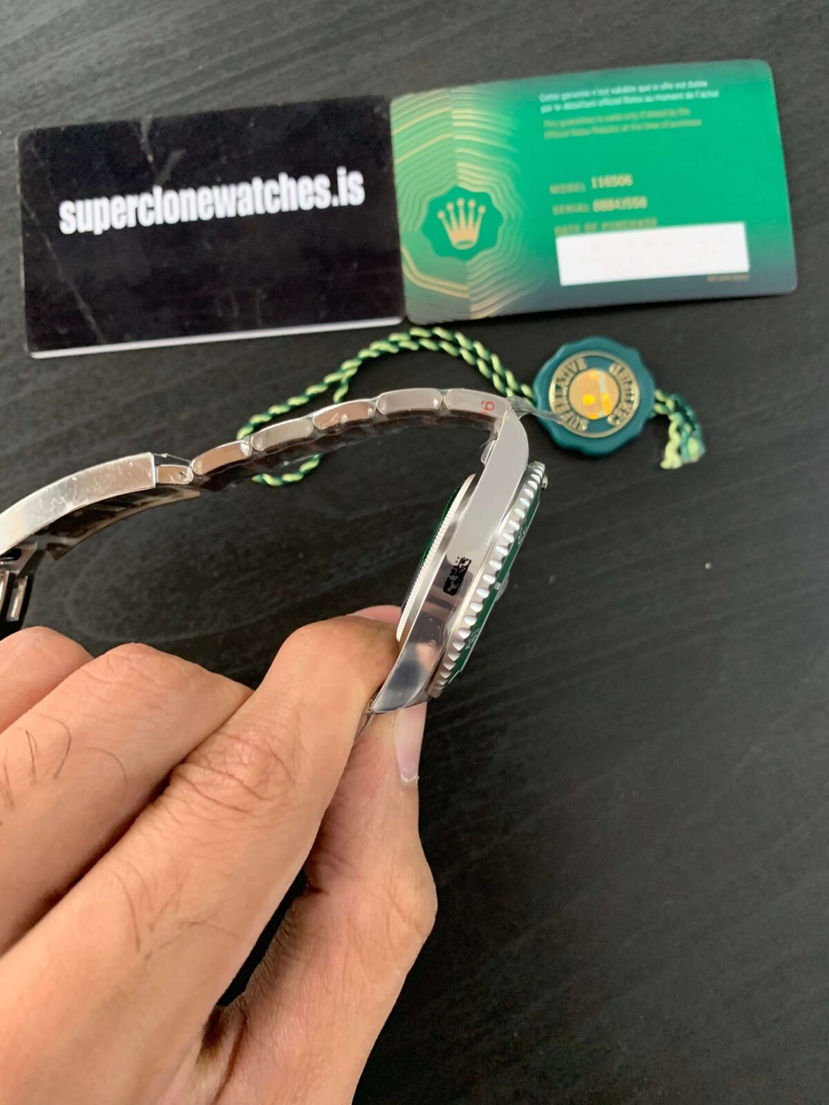 Replica Rolex Submariner 41mm Black Dial 126610LV "Starbucks" - Best shop to buy a Fake Rolex
