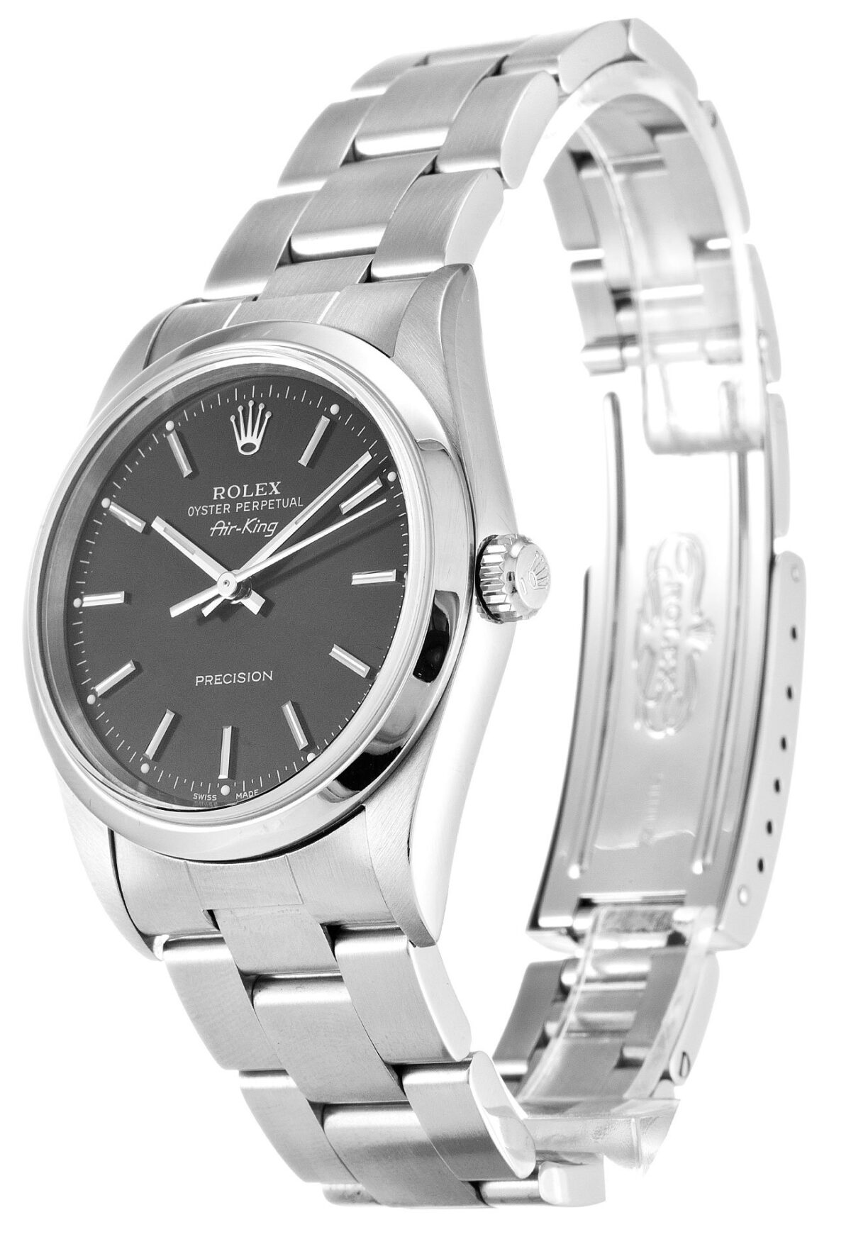 Replica Rolex Air-King 34mm Dial Black 14000 - Best shop to buy a Fake Rolex