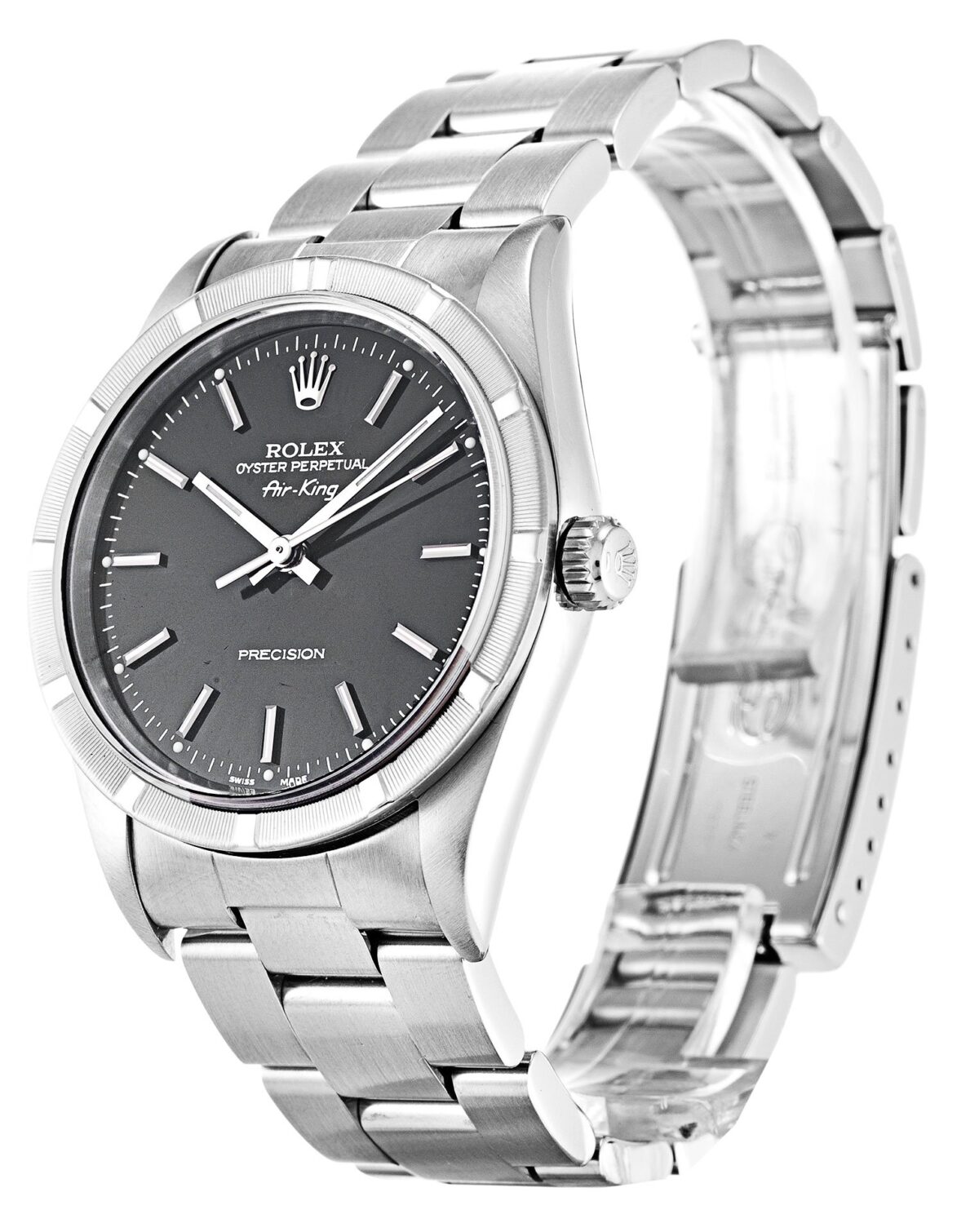 Replica Rolex Air-King 34mm Dial Black 14010 - Best shop to buy a Fake Rolex