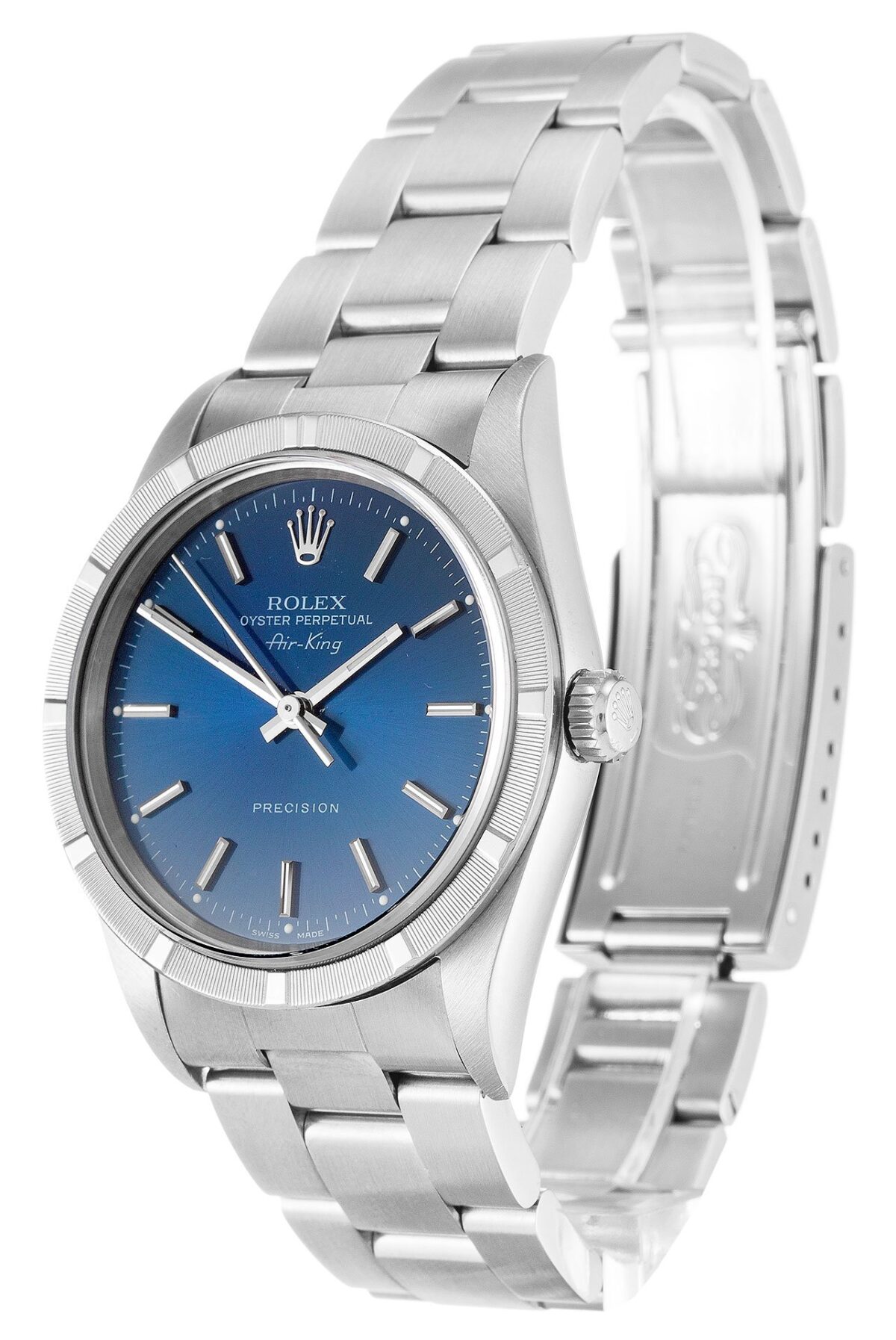 Replica Rolex Air-King 34mm Dial Blue 14010M - Best shop to buy a Fake Rolex