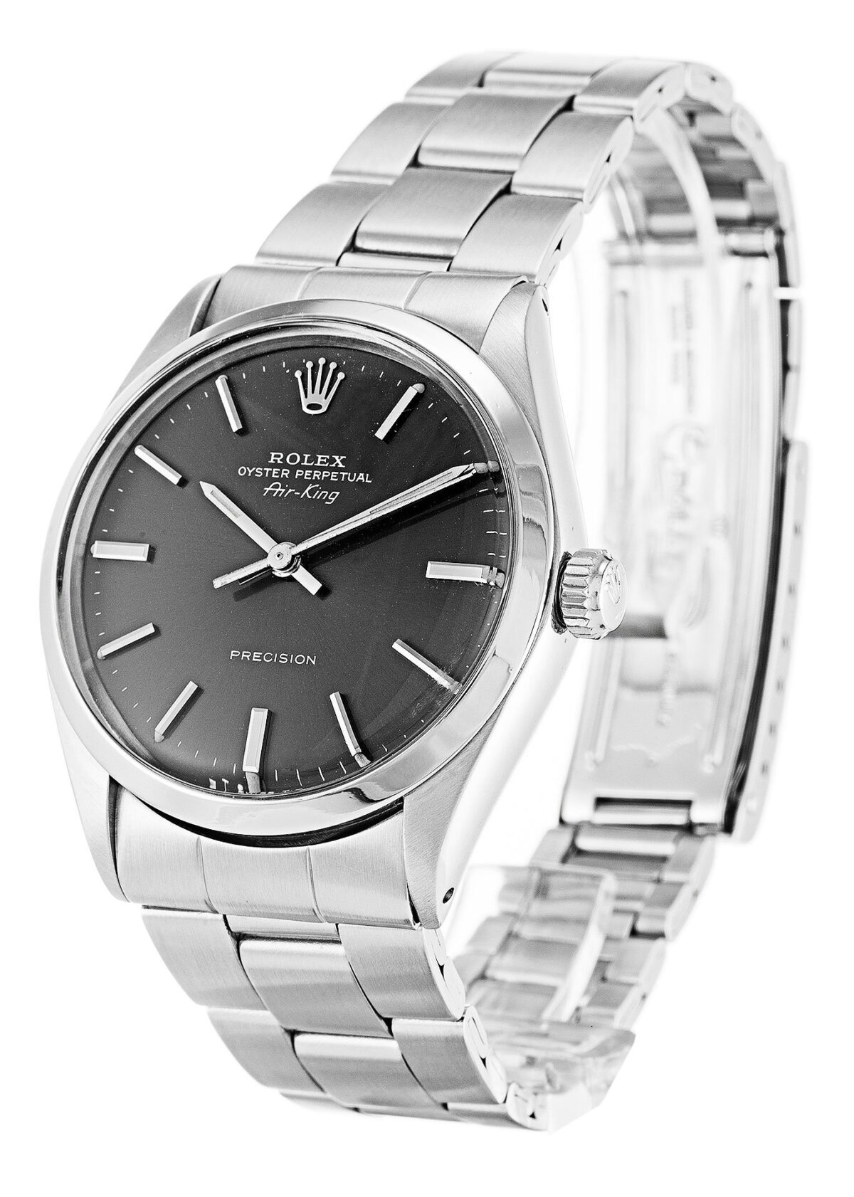 Replica Rolex Air-King 34mm Dial Grey 5500 - Best shop to buy a Fake Rolex