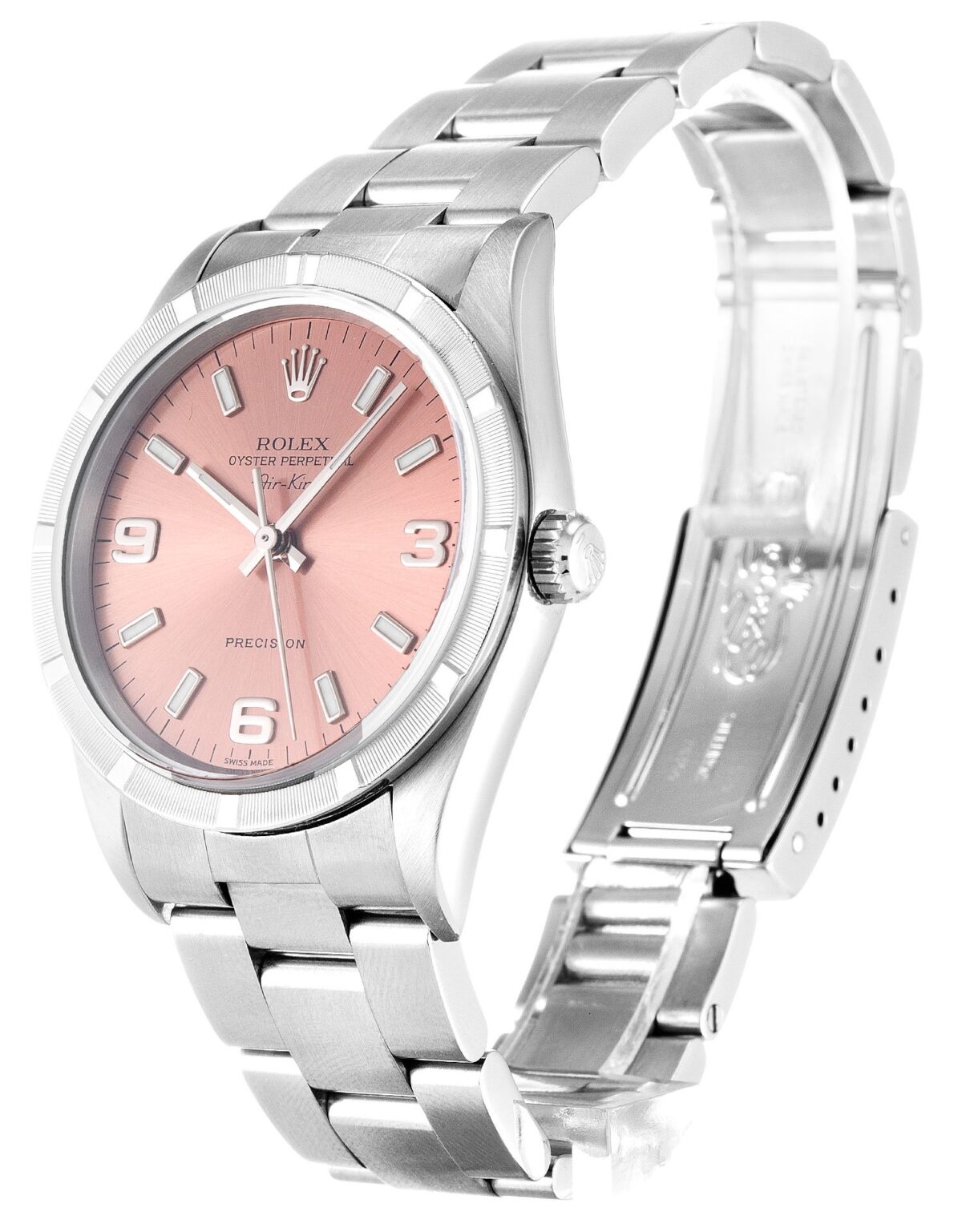 Replica Rolex Air-King 34mm Dial Salmon 14010M - Best shop to buy a Fake Rolex