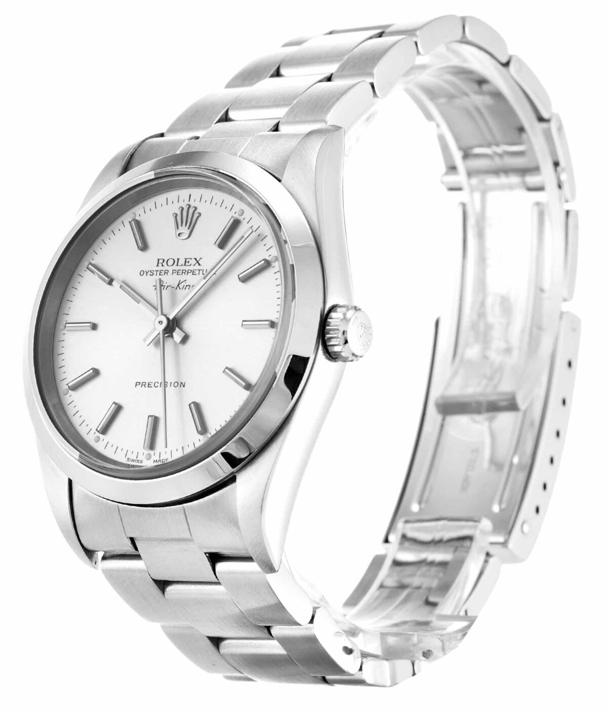 Replica Rolex Air-King 34mm Dial Silver 14000M - Best shop to buy a Fake Rolex