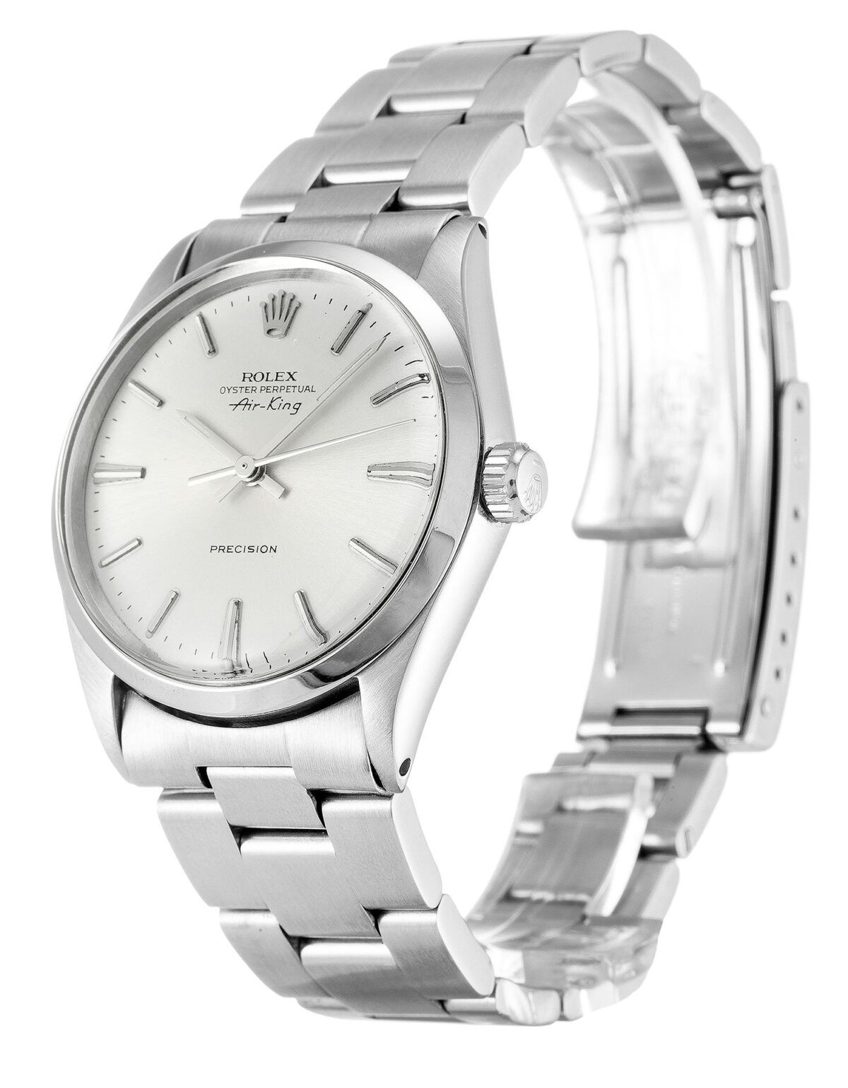 Replica Rolex Air-King 34mm Dial Silver 5500 - Best shop to buy a Fake Rolex