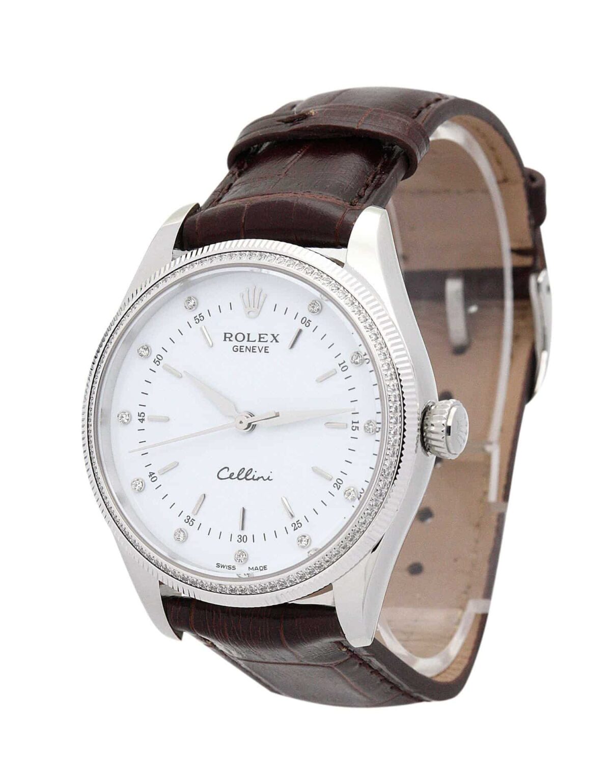 Replica Rolex Cellini 25mm Dial White 5310 - Best shop to buy a Fake Rolex