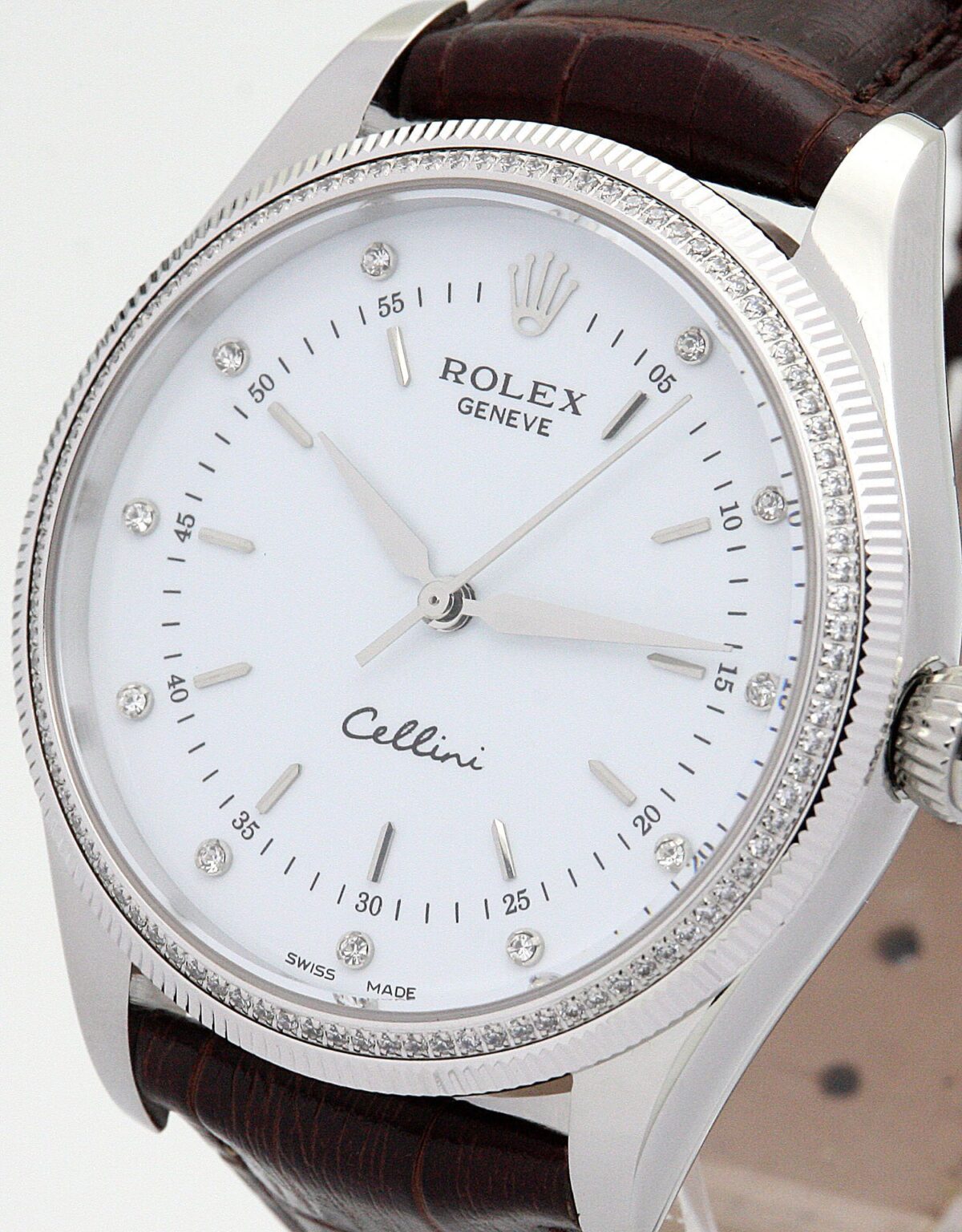 Replica Rolex Cellini 25mm Dial White 5310 - Best shop to buy a Fake Rolex
