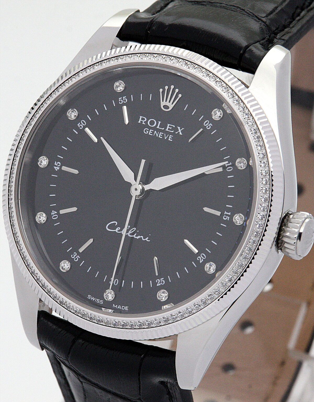 Replica Rolex Cellini 39mm Dial Black 5310 - Best shop to buy a Fake Rolex