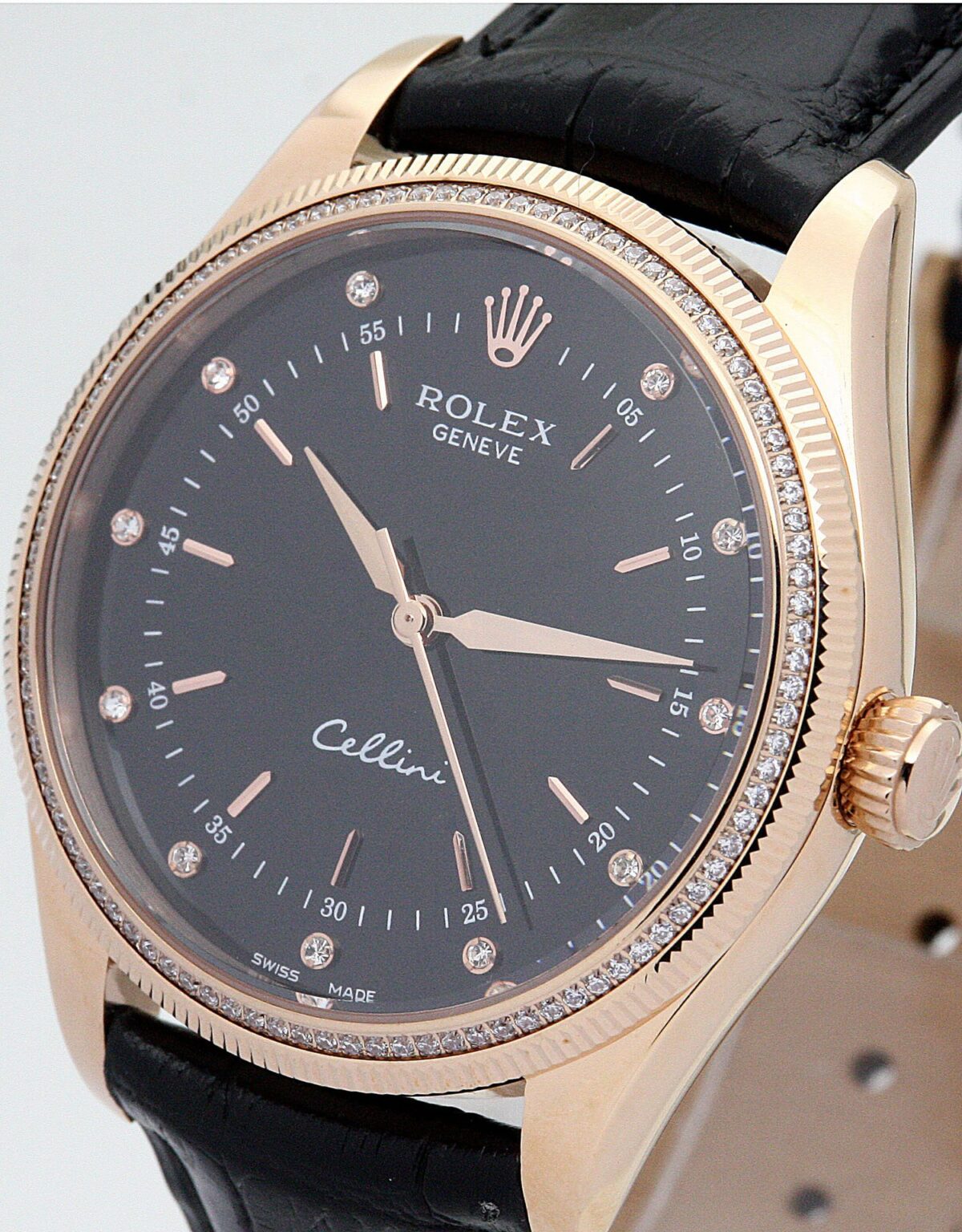 Replica Rolex Cellini 39mm Dial Black 5310 - Best shop to buy a Fake Rolex
