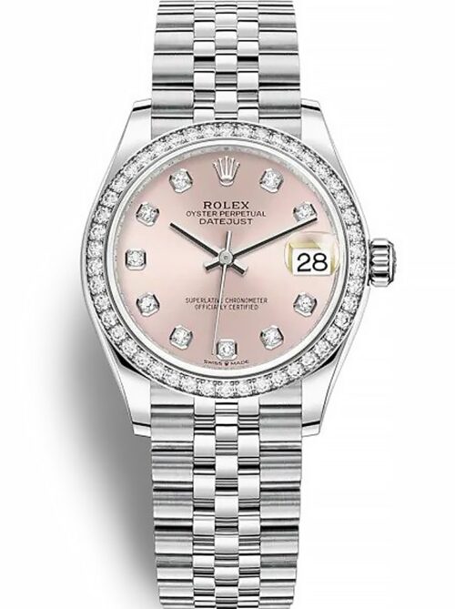 Replica Rolex Datejust 278384RBR 31mm Pink Dial - Best shop to buy a Fake Rolex