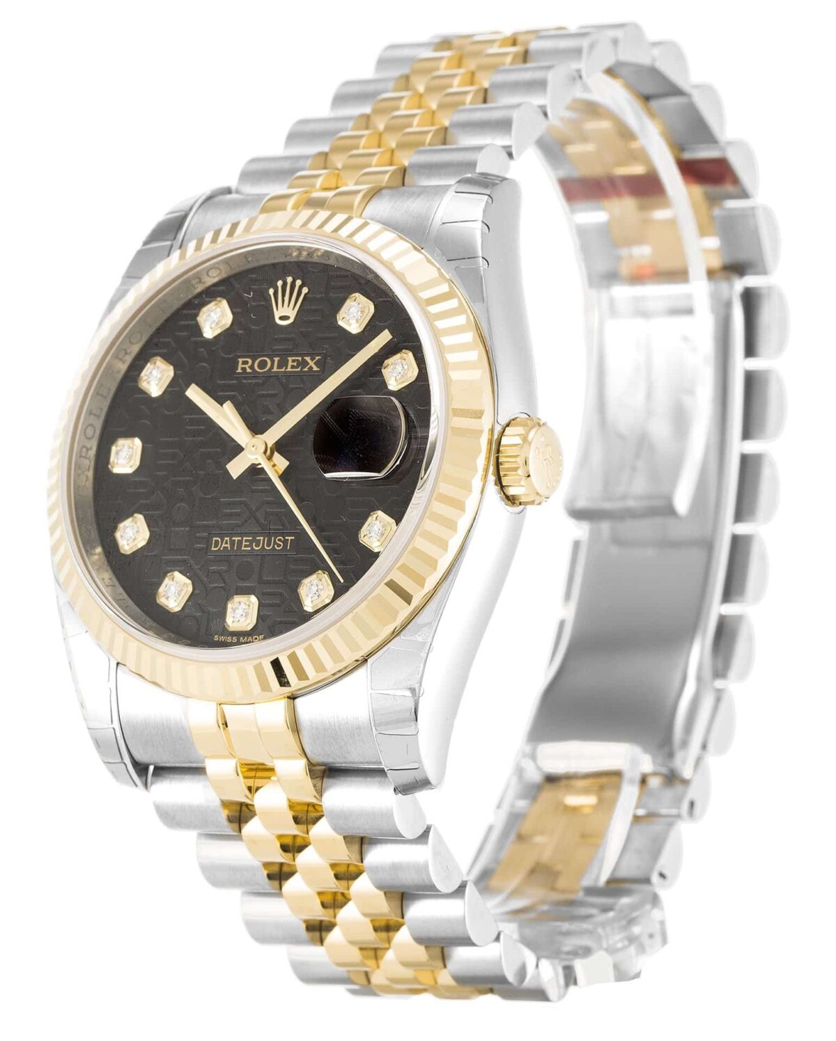 Replica Rolex Datejust 116233 36mm Black Jubilee Dial - Best shop to buy a Fake Rolex