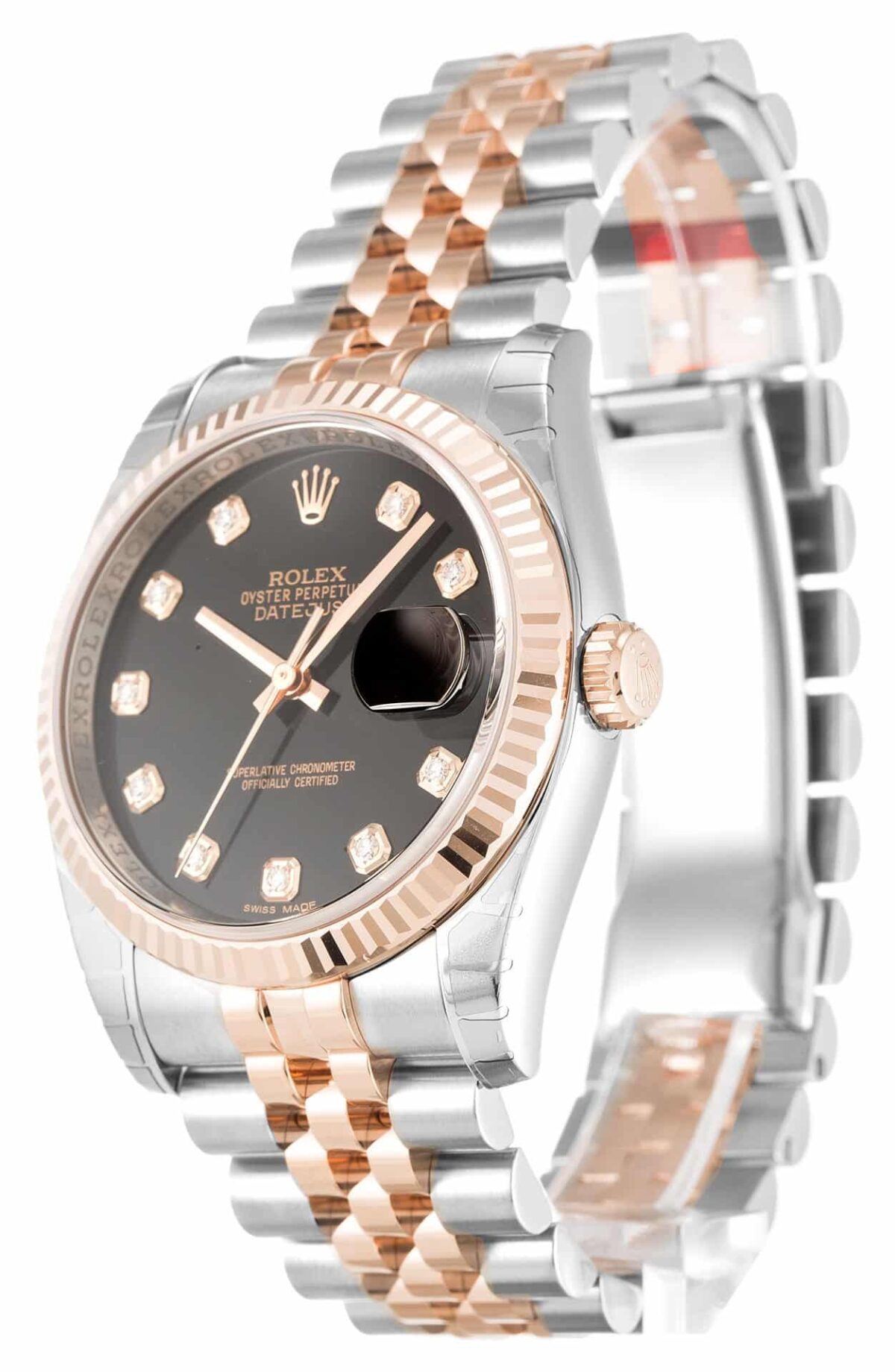 Replica Rolex Datejust 116231 Black Dial 36mm - Best shop to buy a Fake Rolex
