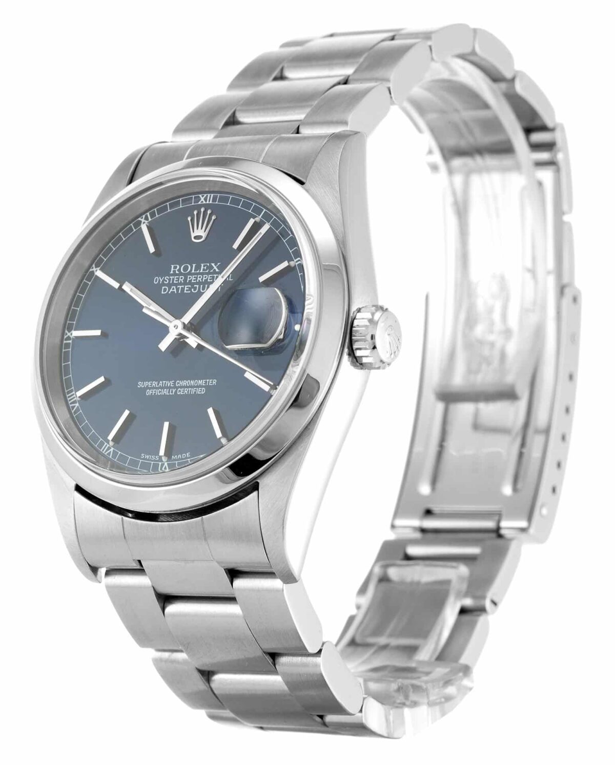 Replica Rolex Datejust 16200 36mm Blue Dial - Best shop to buy a Fake Rolex