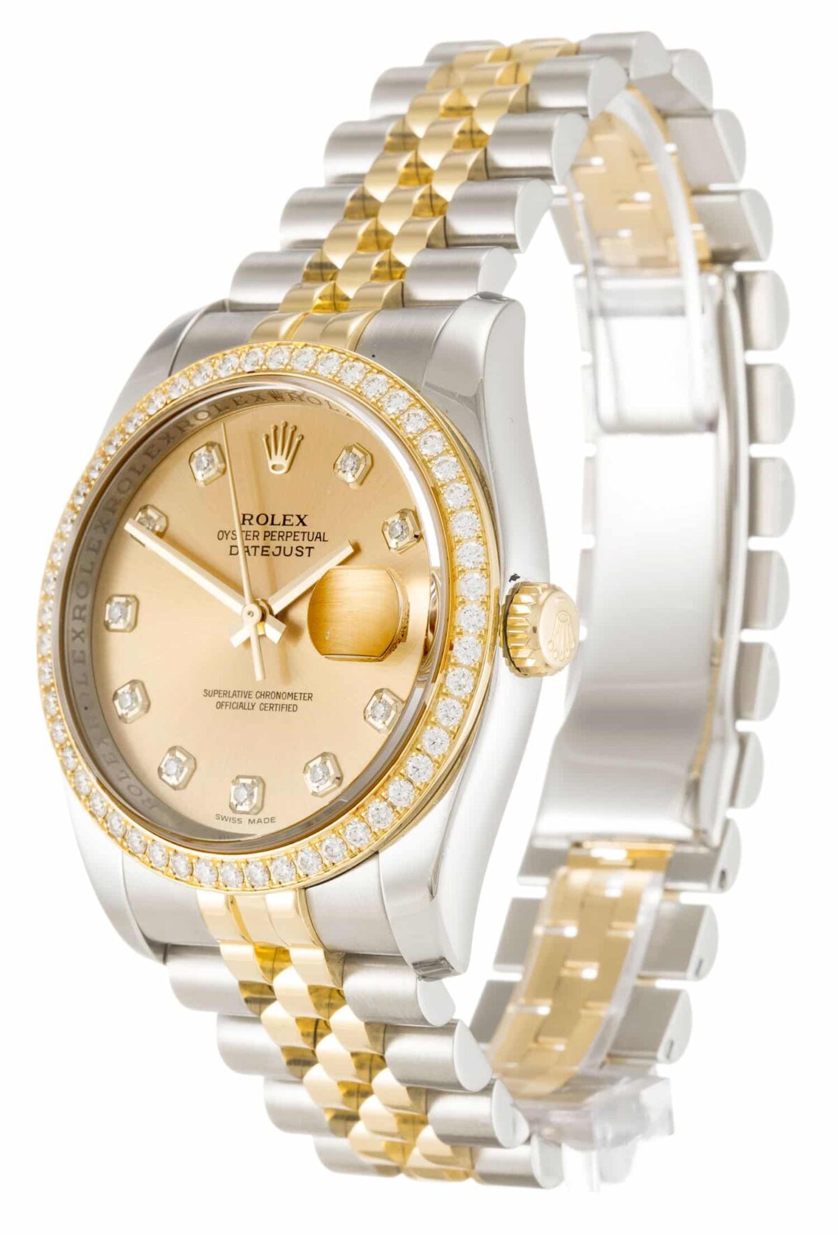 Replica Rolex Datejust 116243 36mm Champagne Dial - Best shop to buy a Fake Rolex
