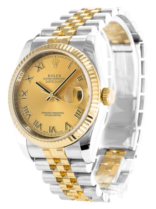 Replica Rolex Datejust 116233 36mm Gold Dial - Best shop to buy a Fake Rolex