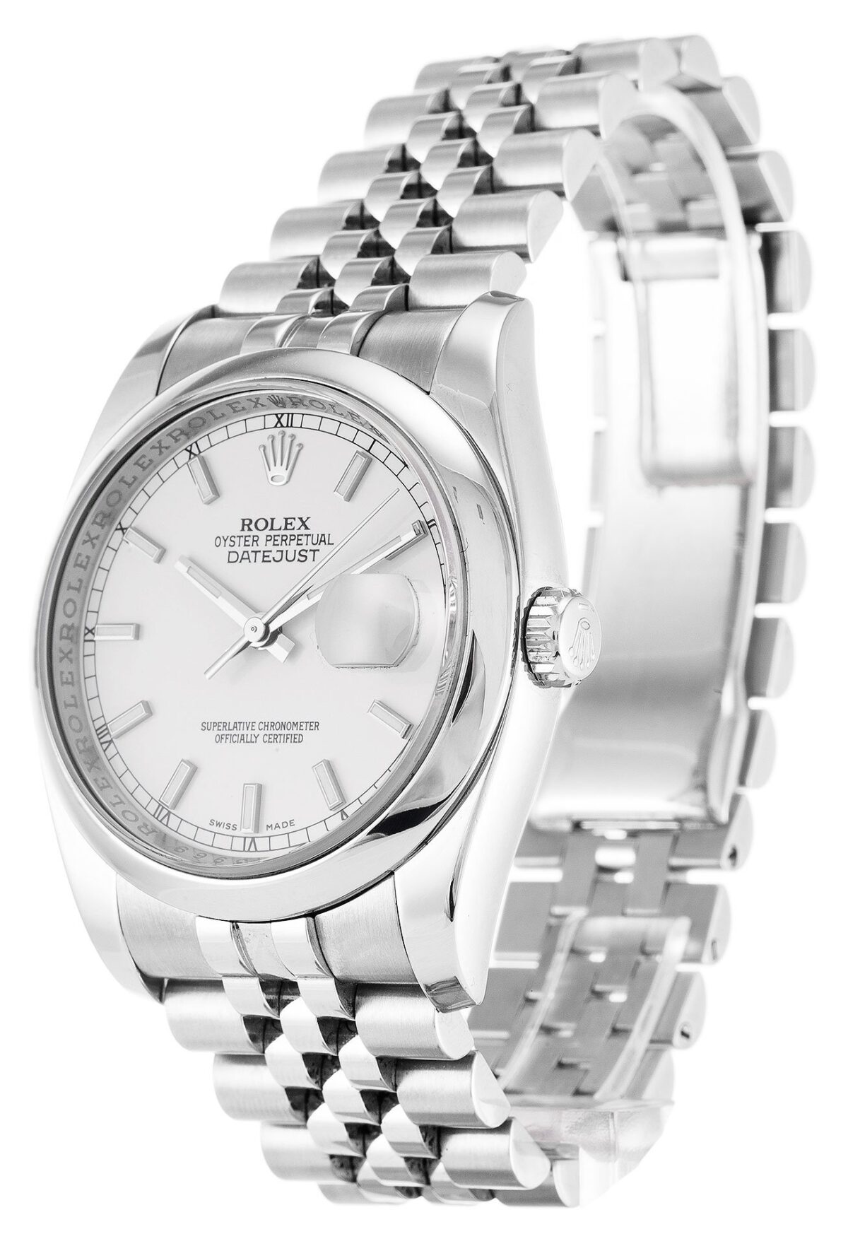 Replica Rolex Datejust 116200 36mm White Dial - Best shop to buy a Fake Rolex