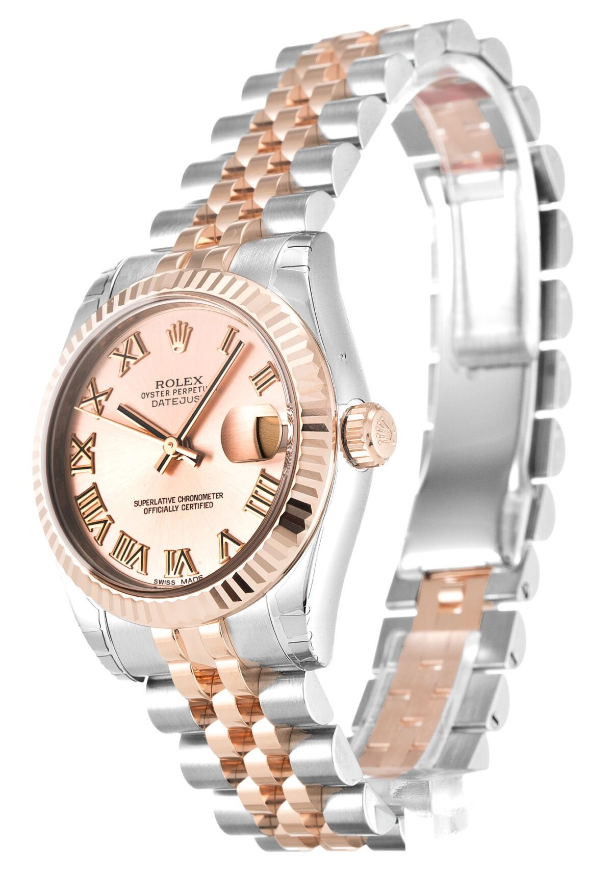 Replica Rolex Datejust 178271 Mid-Size 31mm Pink Dial - Best shop to buy a Fake Rolex