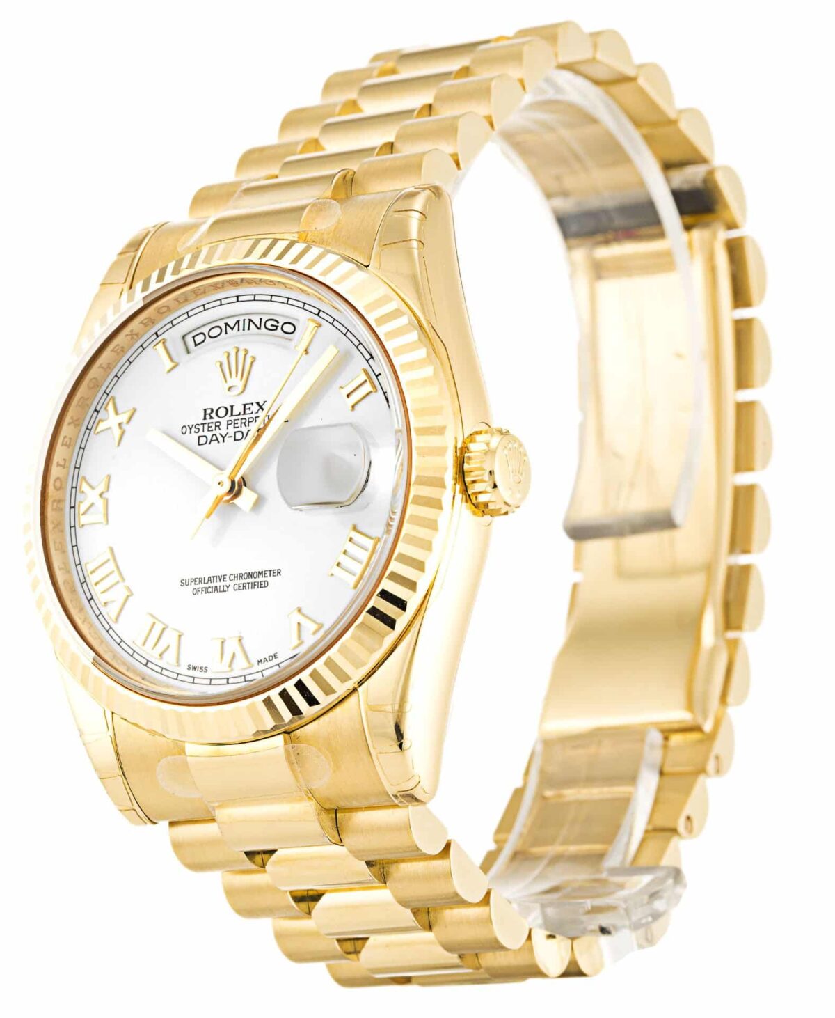 Replica Rolex Day-Date 118238 36mm White Dial - Best shop to buy a Fake Rolex