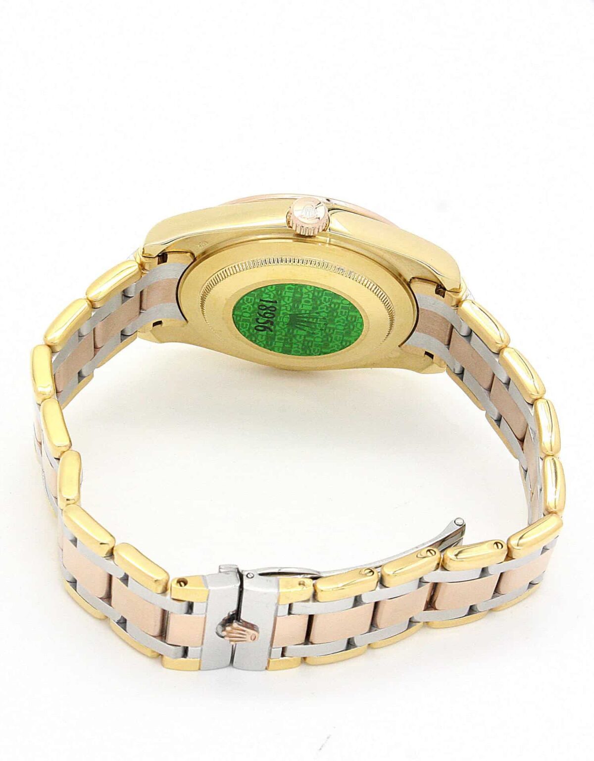 Replica Rolex Day-Date 118346 36mm Yellow Gold Dial with diamonds - Best shop to buy a Fake Rolex