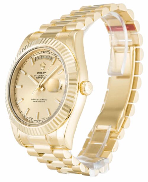 Replica Rolex Day-Date II 218238 41mm Champagne Dial - Best shop to buy a Fake Rolex