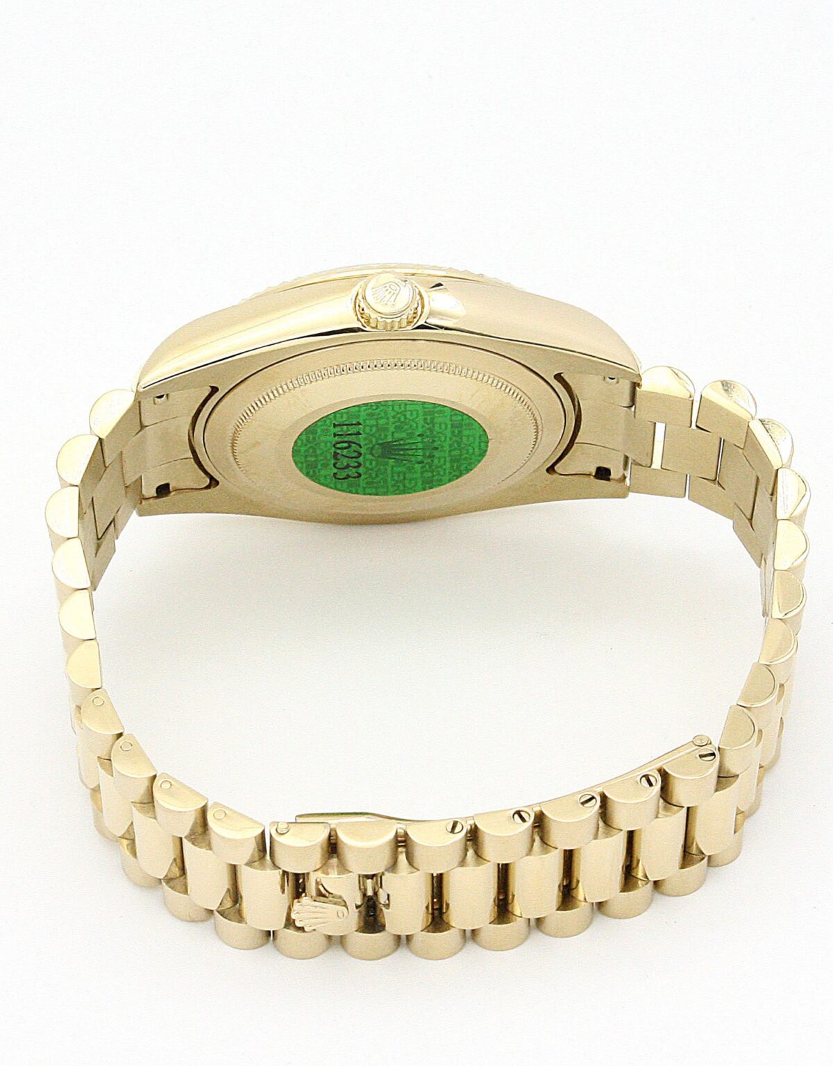 Replica Rolex Day-Date II 218238 41mm Gold Dial - Best shop to buy a Fake Rolex