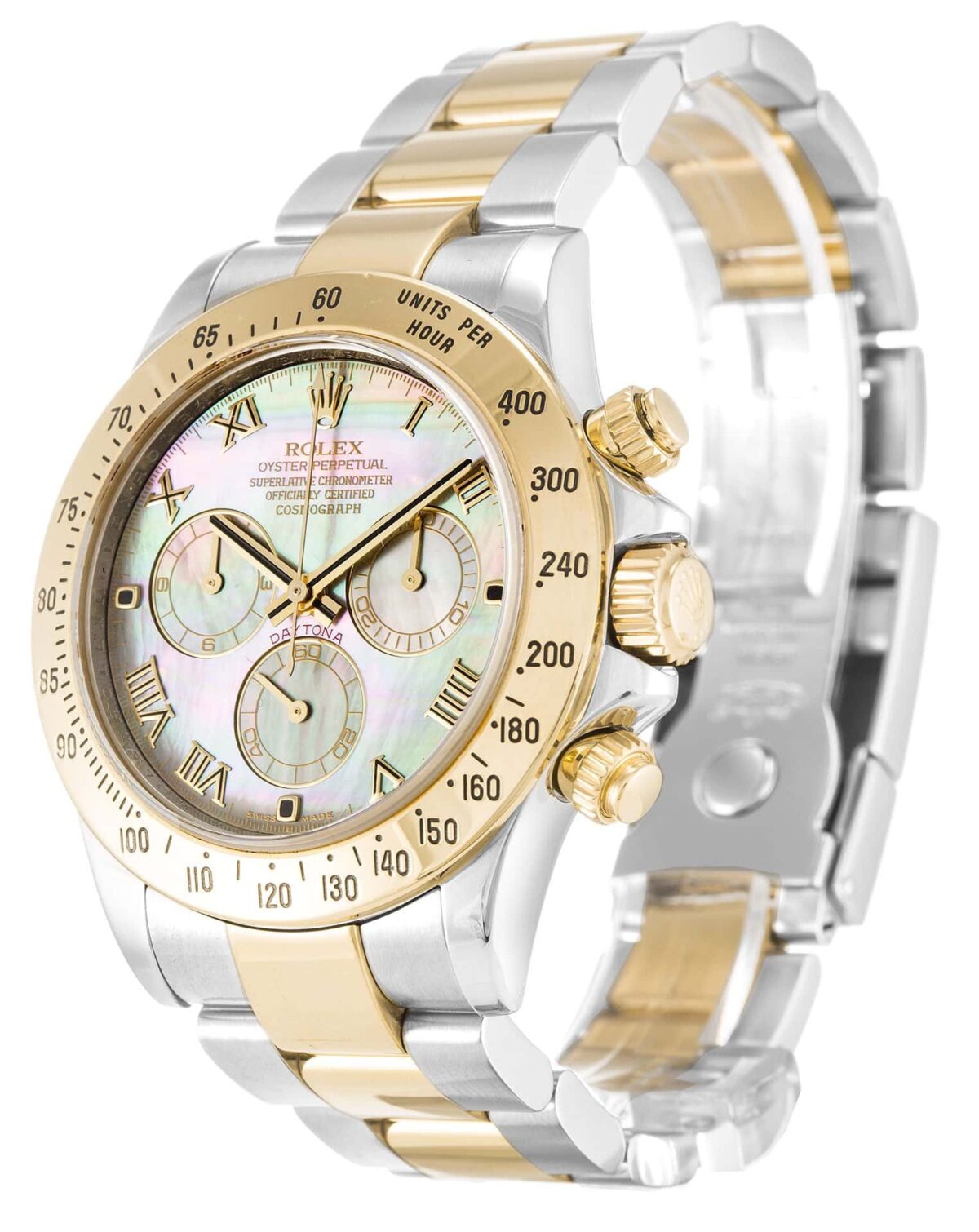 Replica Rolex Daytona 40mm Dial Black Mother of Pearl 116523 - Best shop to buy a Fake Rolex