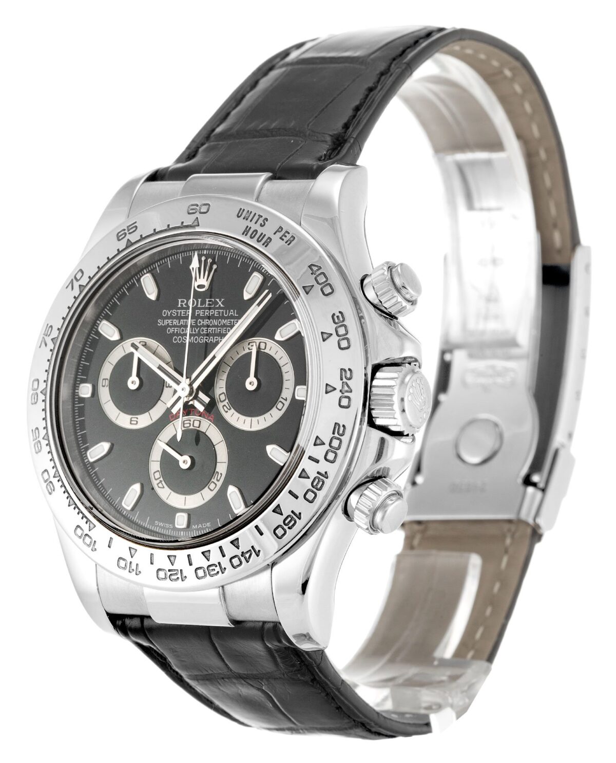 Replica Rolex Daytona 40mm Dial Black 116519 - Best shop to buy a Fake Rolex
