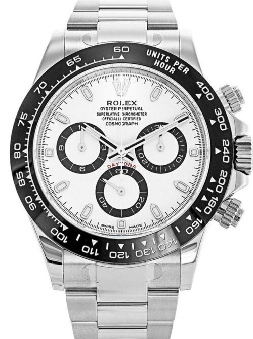 Replica Rolex Daytona 116500LN 40mm White Dial - Best shop to buy a Fake Rolex