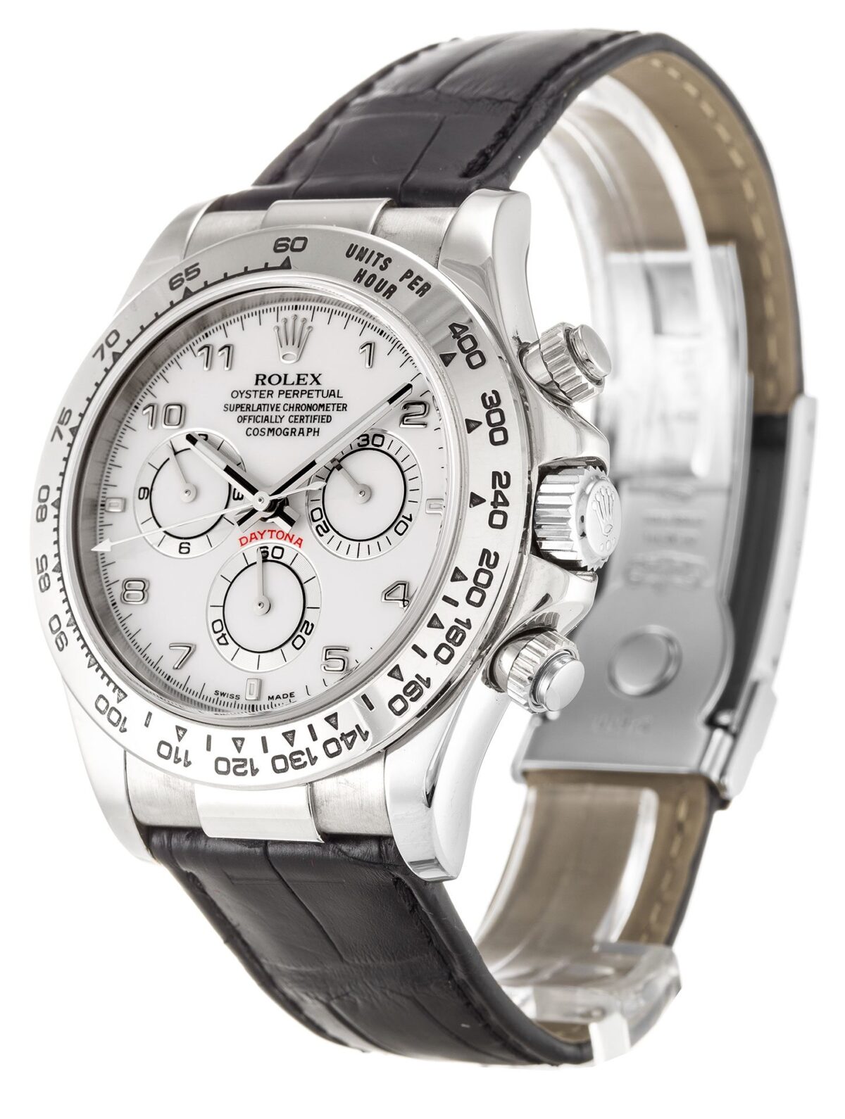Replica Rolex Daytona 40mm Dial White 116519 - Best shop to buy a Fake Rolex