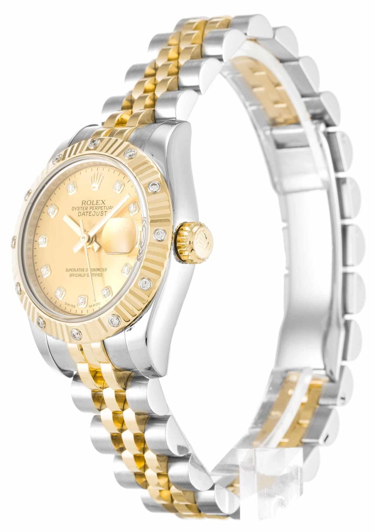 Replica Rolex Lady-Datejust 179313 26mm Champagne Dial - Best shop to buy a Fake Rolex
