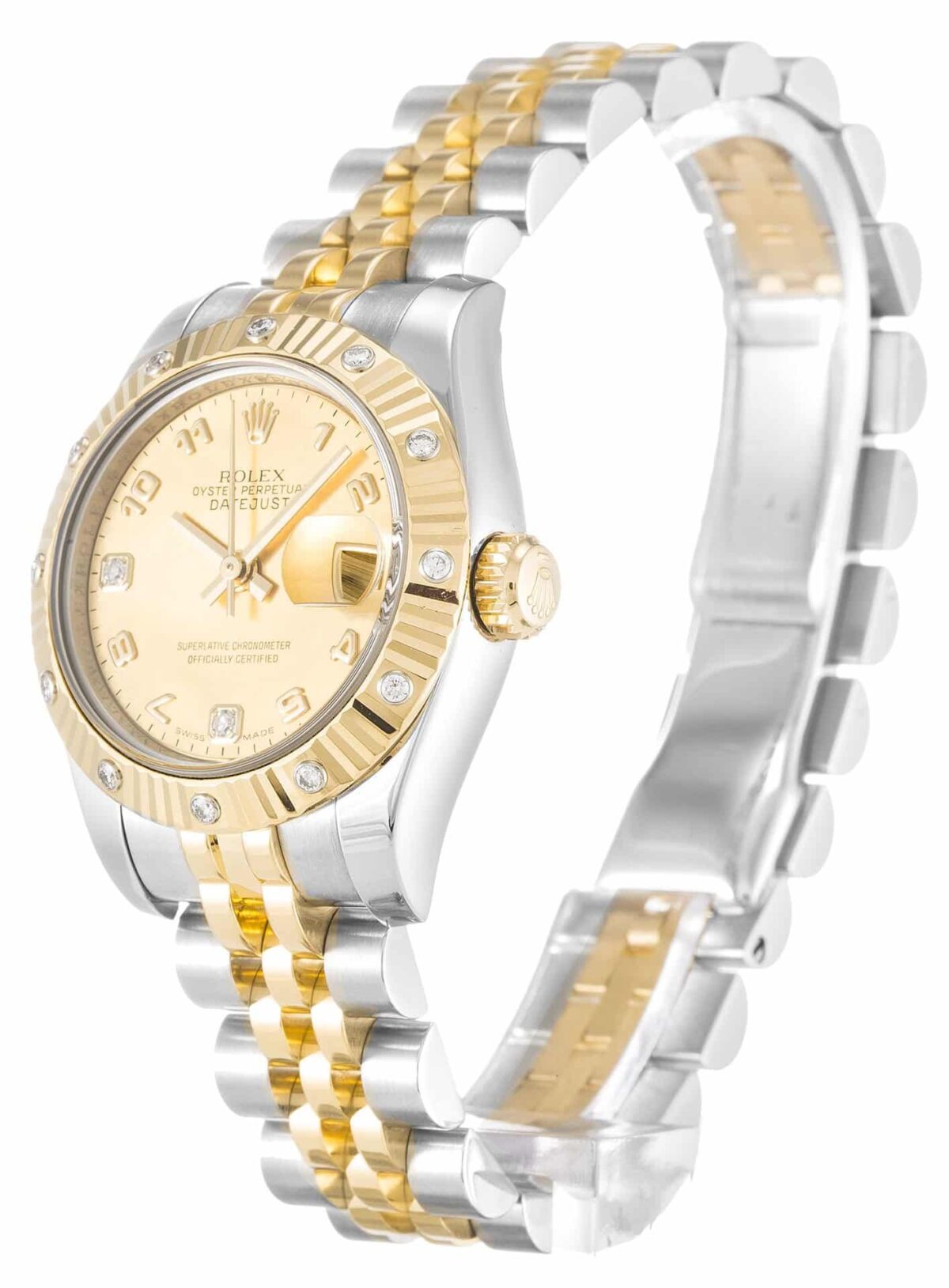 Replica Rolex Lady-Datejust 179313 Champagne Dial 26mm - Best shop to buy a Fake Rolex