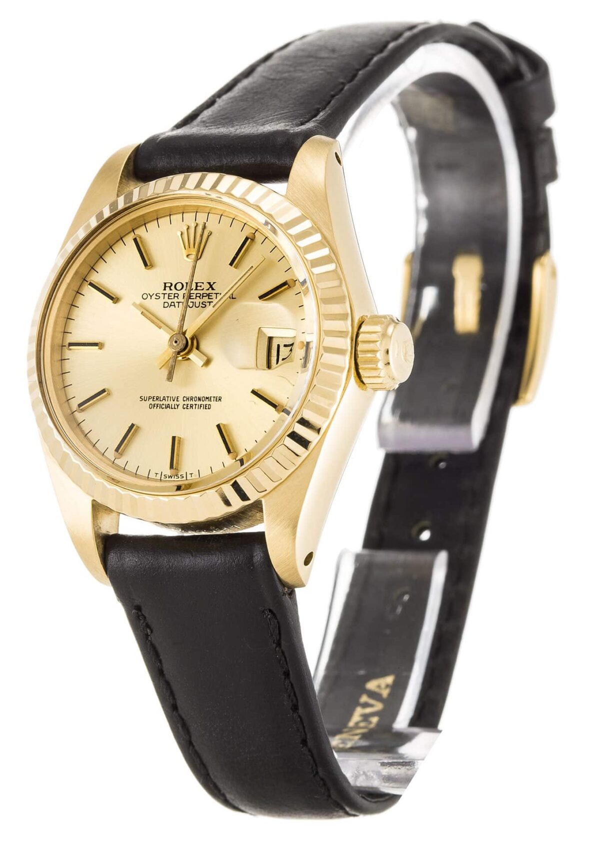 Replica Rolex Lady-Datejust 6917 26mm Champagne Dial - Best shop to buy a Fake Rolex