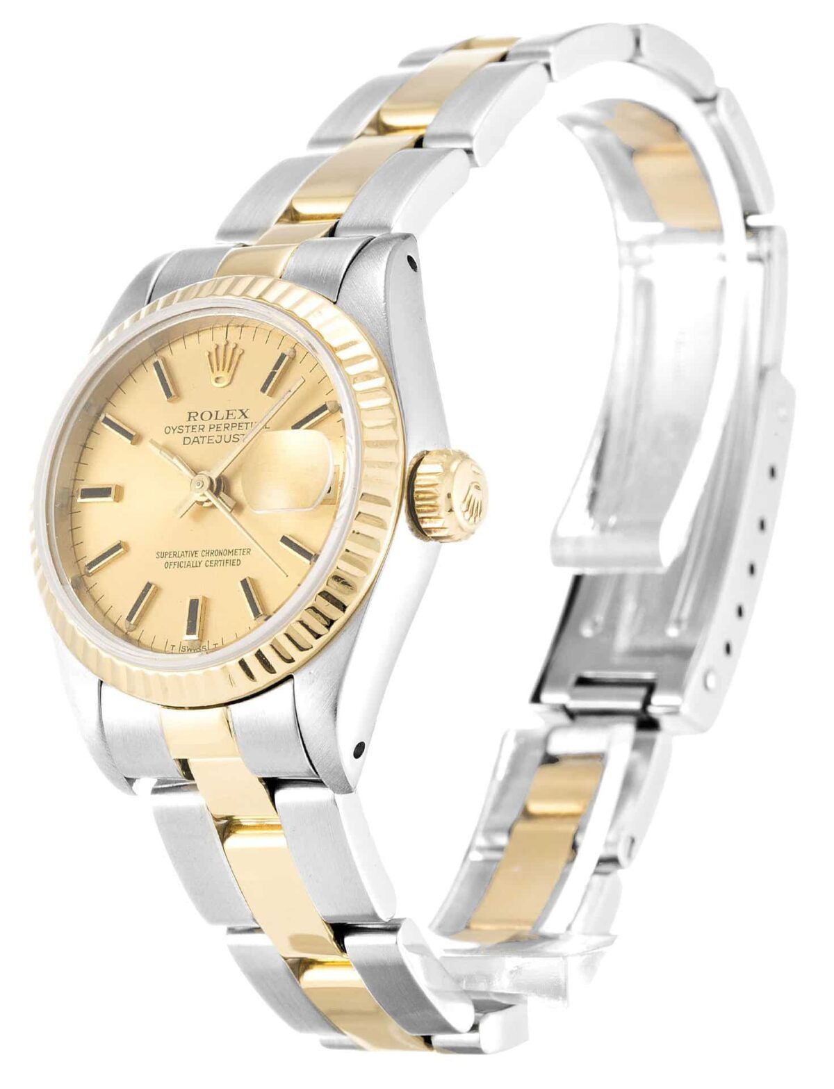 Replica Rolex Lady-Datejust 69173 26mm Champagne Dial - Best shop to buy a Fake Rolex