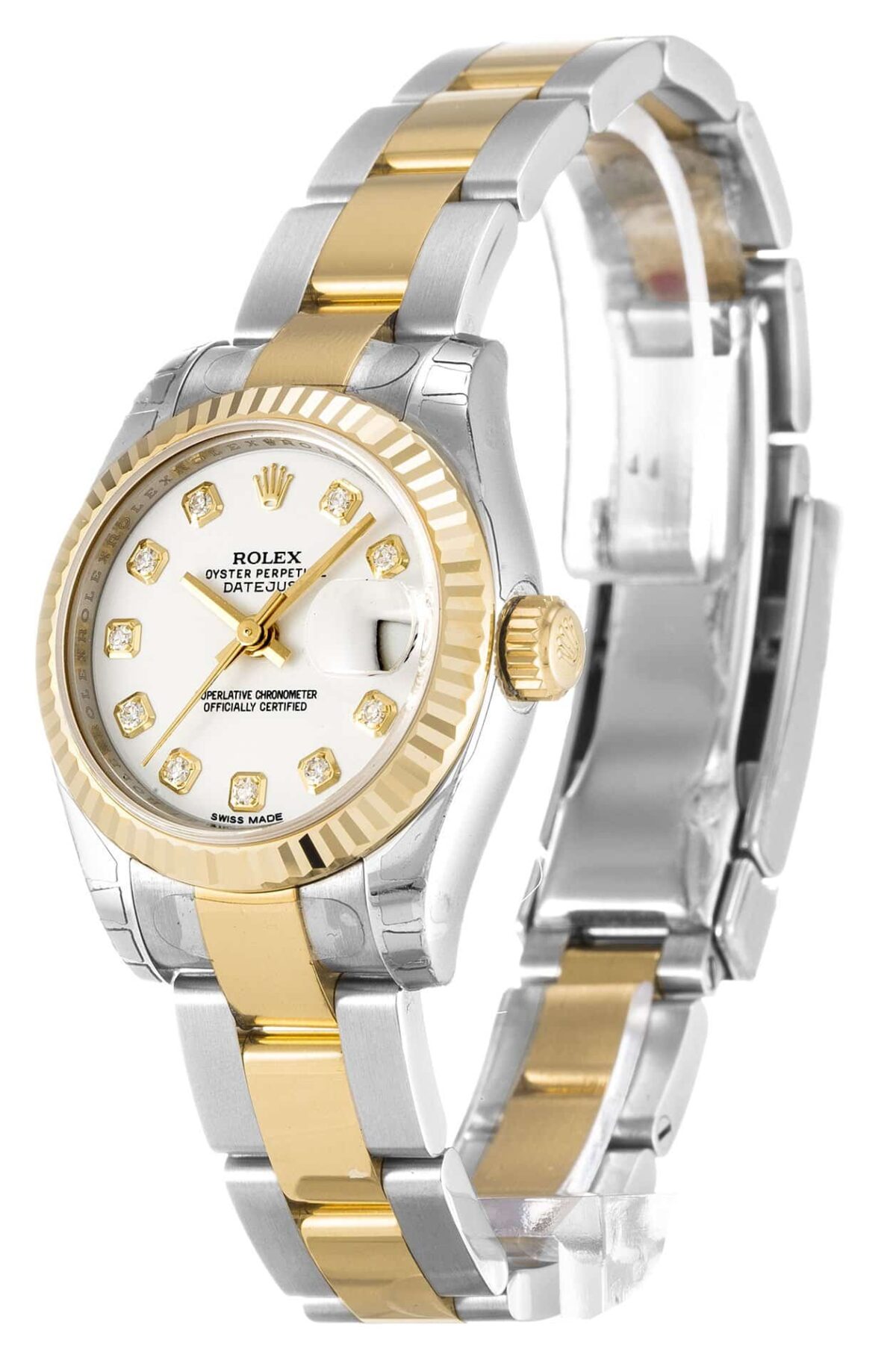 Replica Rolex Lady-Datejust 179173 26mm White Dial - Best shop to buy a Fake Rolex