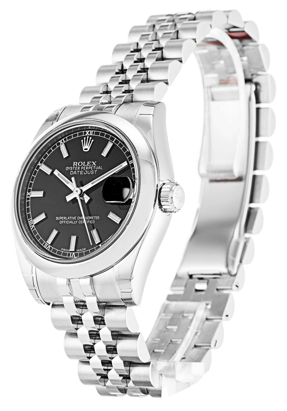 Replica Rolex Lady-Datejust 178240 Black Dial 31mm - Best shop to buy a Fake Rolex