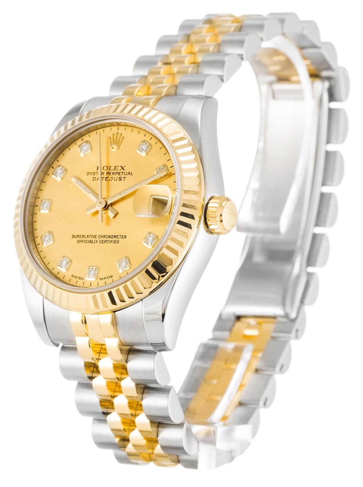 Replica Rolex Lady-Datejust 178273 Champagne Dial 31mm - Best shop to buy a Fake Rolex