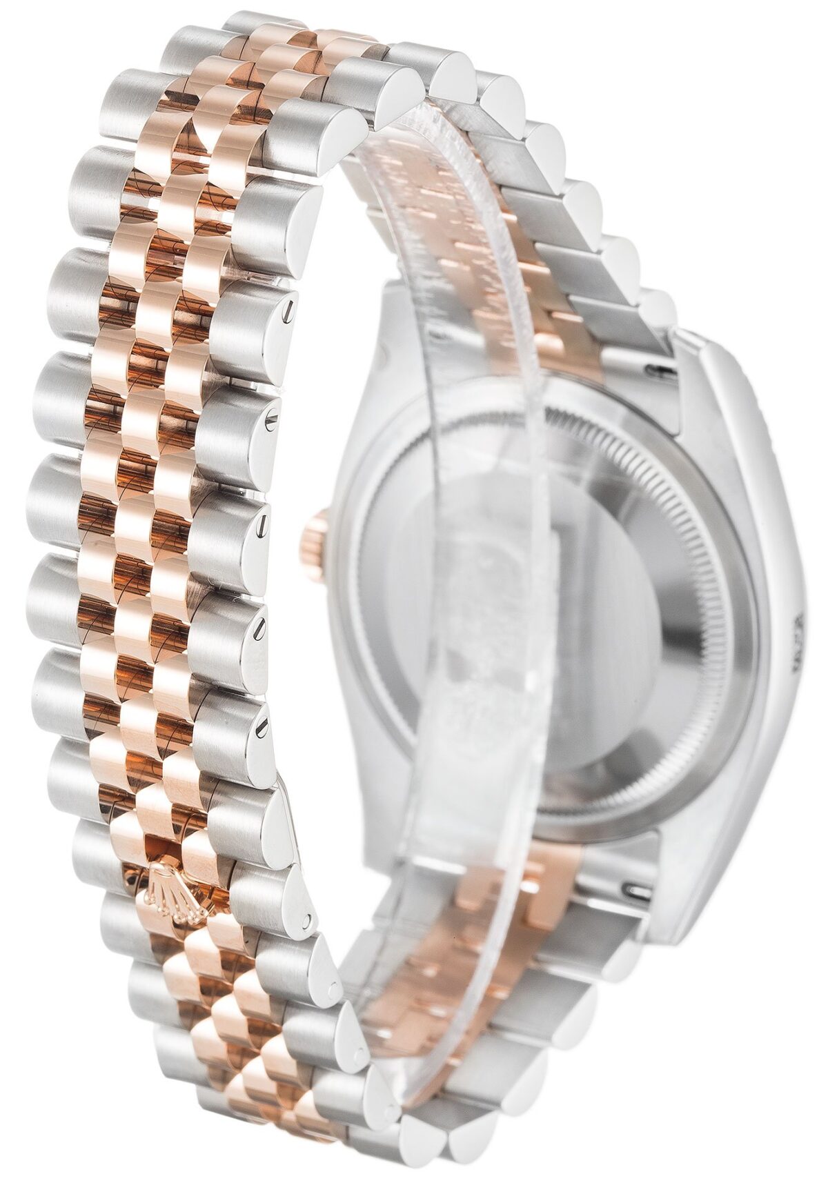 Replica Rolex Lady-Datejust 179171 36mm Rose Gold Black Dial - Best shop to buy a Fake Rolex