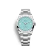 Replica Rolex Oyster Perpetual Lady 36mm Dial Turquoise Blue 126000 - Best shop to buy a Fake Rolex