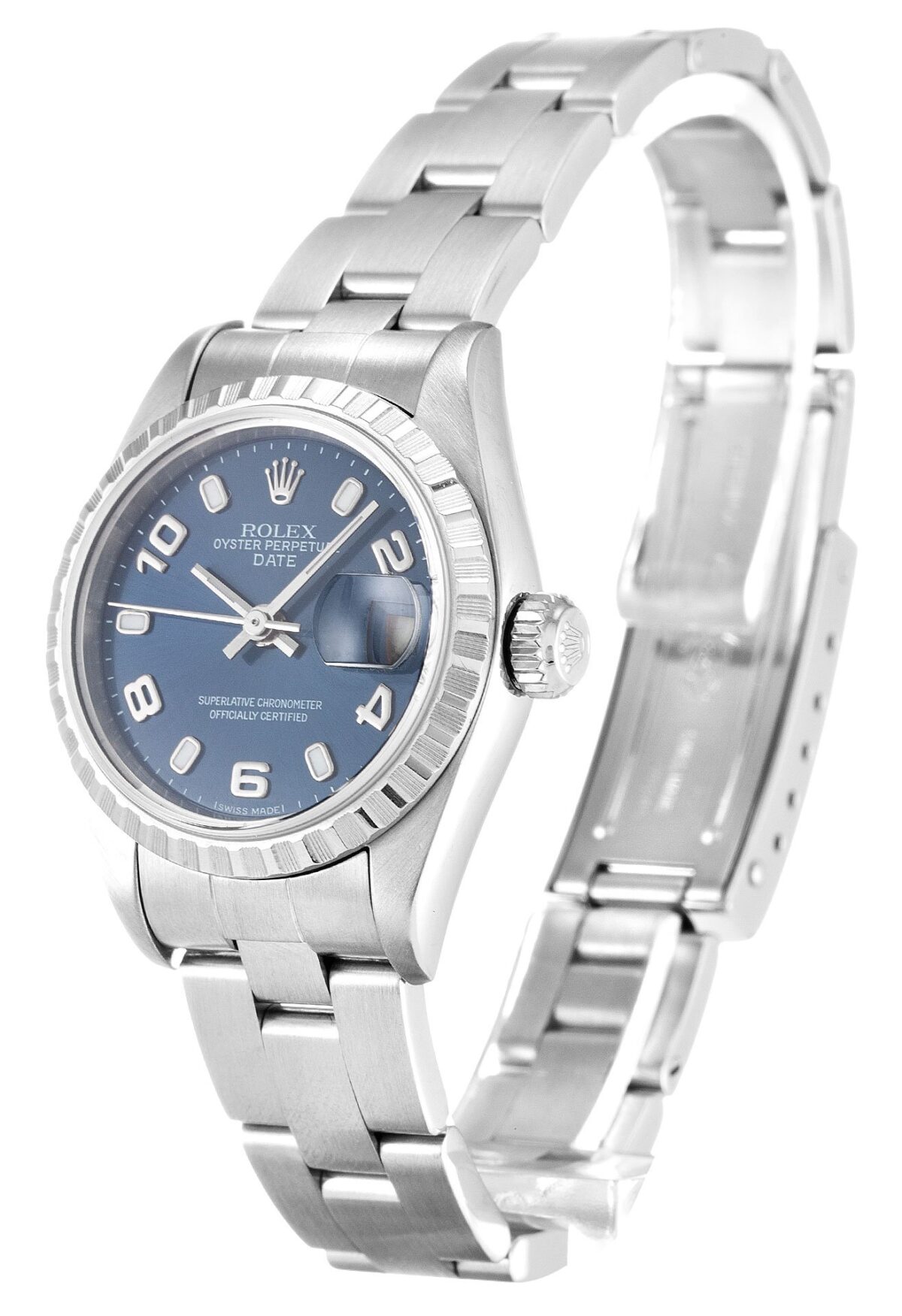 Replica Rolex Oyster Perpetual Lady 26mm Dial Blue 79240 - Best shop to buy a Fake Rolex