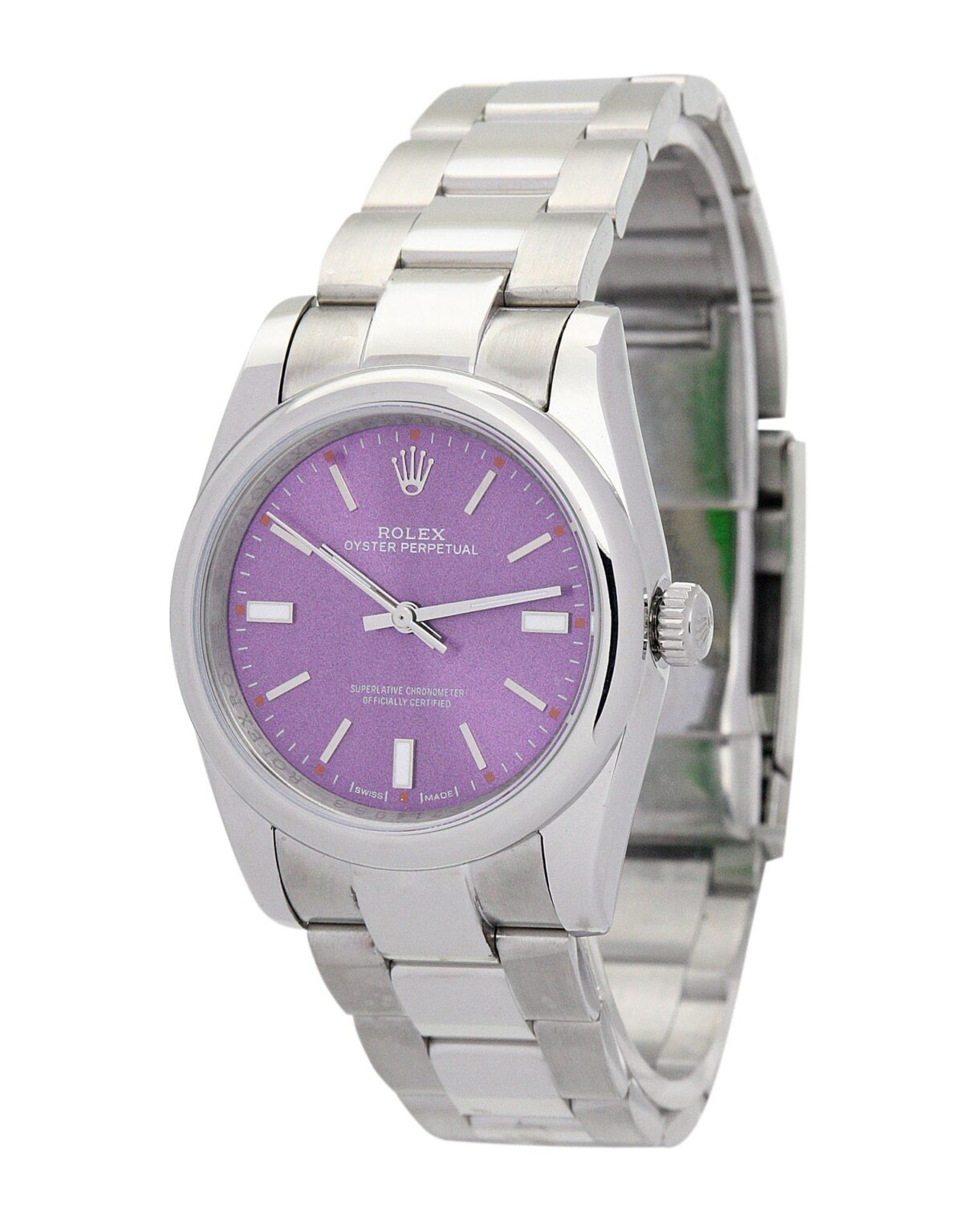 Replica Rolex Oyster Perpetual Lady 31mm Dial Purple 177200 - Best shop to buy a Fake Rolex